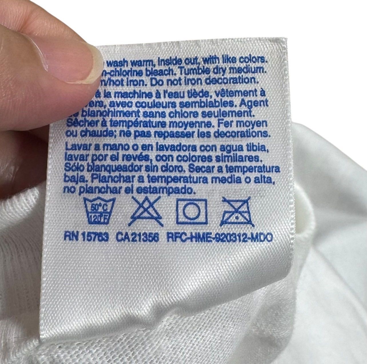 Bape BAPE APE NEVER APE Print TEE white Size US M / EU 48-50 / 2 - 4 Thumbnail