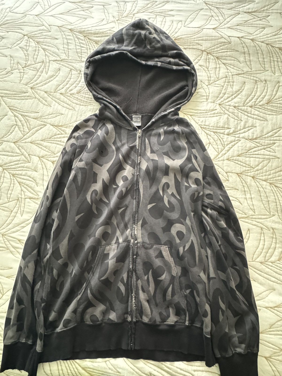 Number (N)ine Number Nine 04 A/W Tribal Camo Zip Up Hoodie | Grailed
