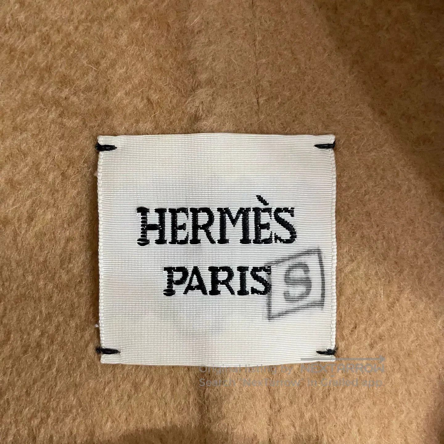 Hermes hermes double-breasted collar coat in beige. Size US M / EU 48-50 / 2 - 3 Thumbnail