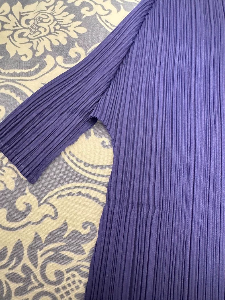 Issey Miyake Issey Miyake size:4 Purple pleated top Size M / US 6-8 / IT 42-44 - 4 Thumbnail