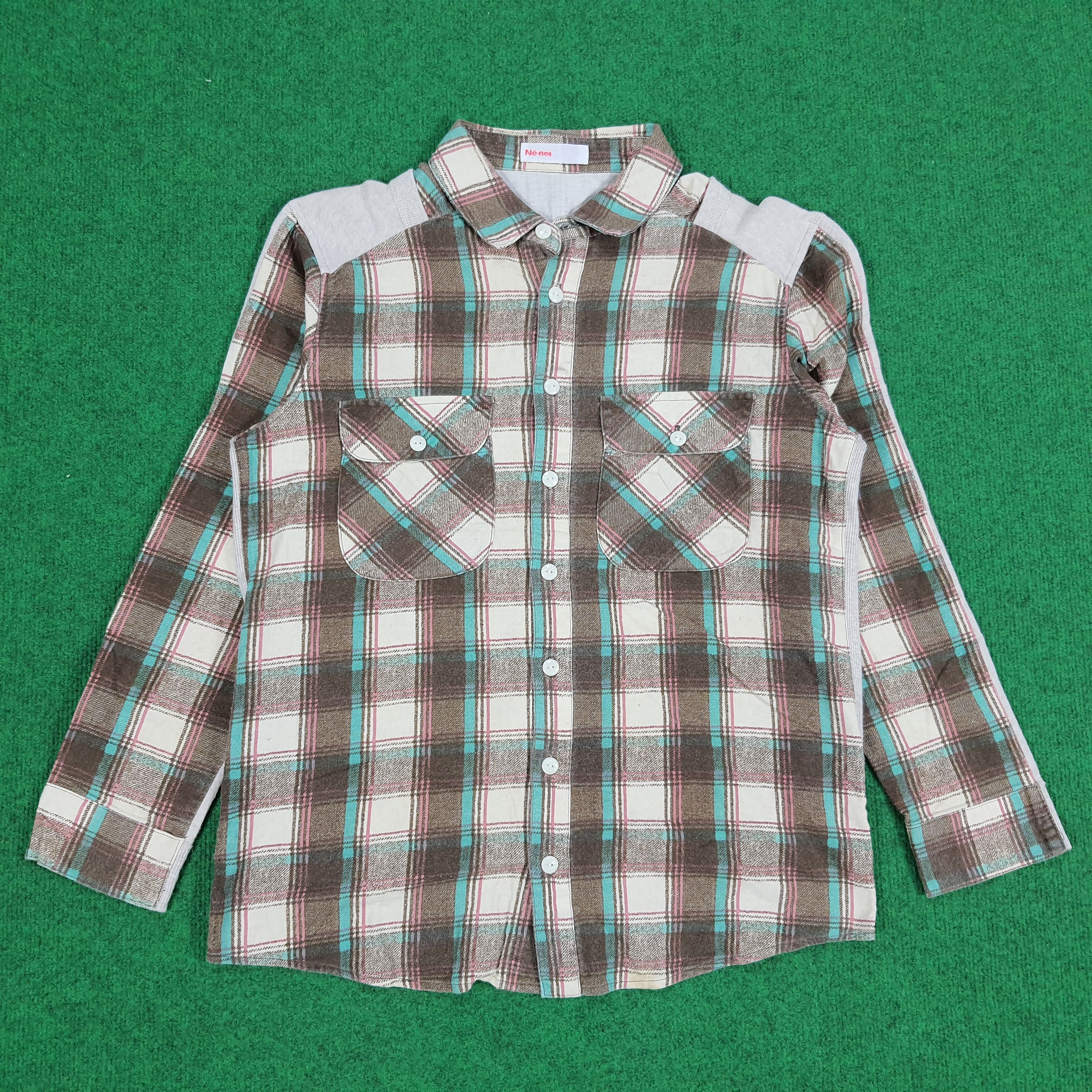 Japanese Brand × Ne-Net × Vintage Vintage Ne-Net Assemblage Designer Button Up Sweatshirt Size US S / EU 44-46 / 1 - 3 Thumbnail