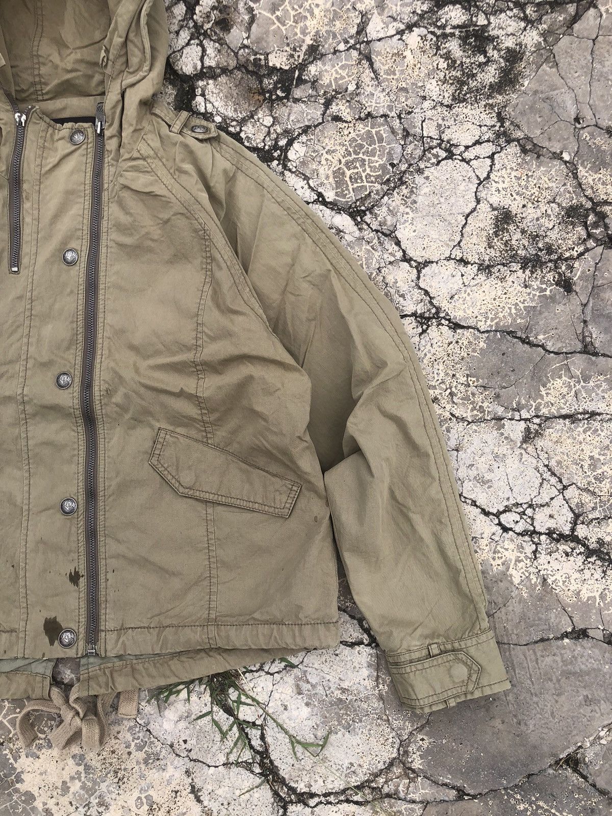 Japanese Brand Vintage Japanese Brands Evisu Military Zipper hoodie Jacket Size L / US 10 / IT 46 - 5 Thumbnail