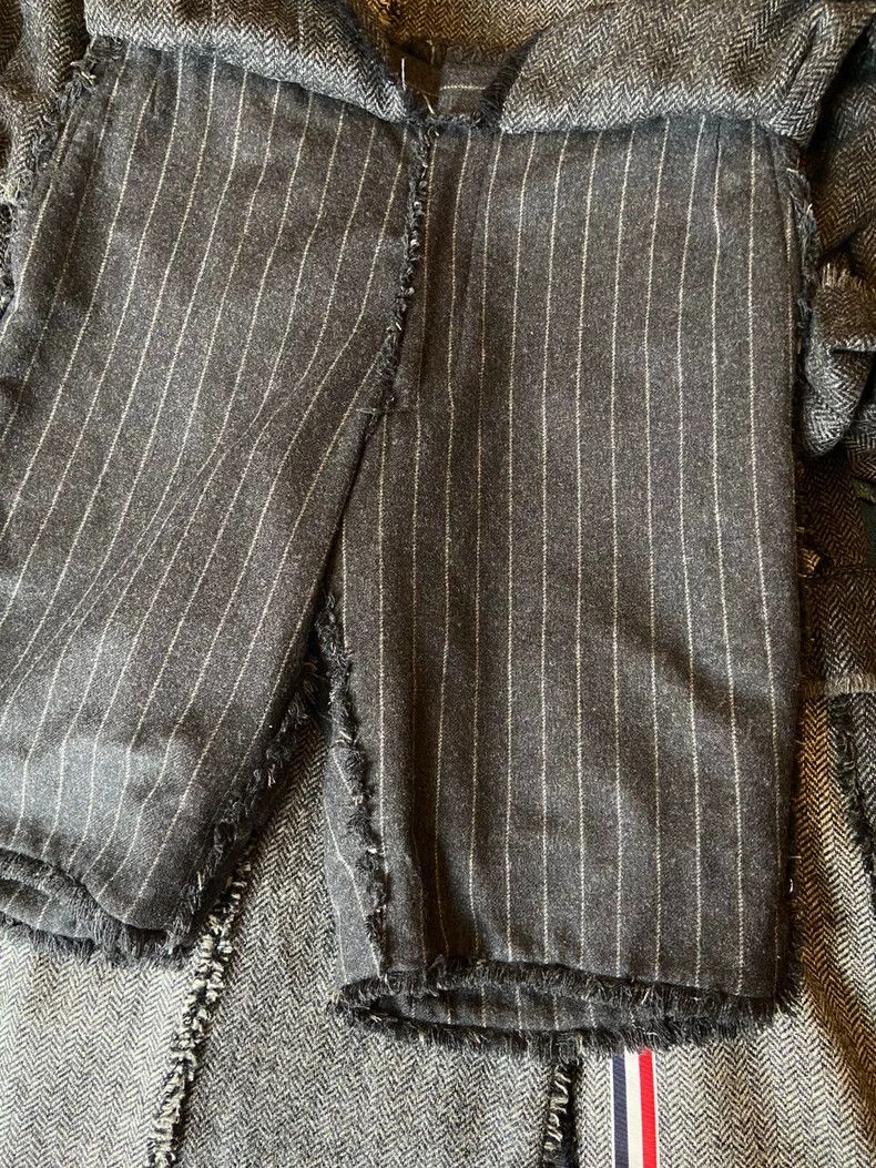 Thom Browne Thom Browne size2 Grey Western trousers Size 40L - 3 Thumbnail