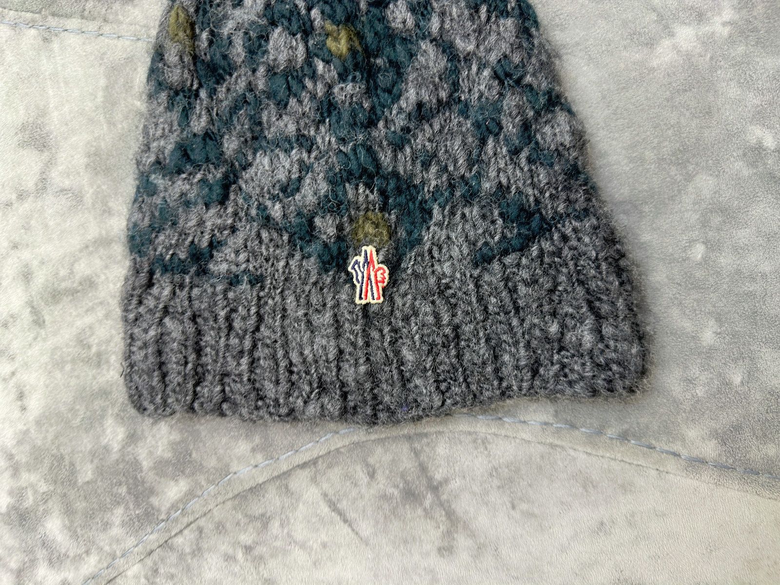 Moncler Luxury Grenoble Moncler Wave Knit Hat Cap One Size Size ONE SIZE - 2 Thumbnail
