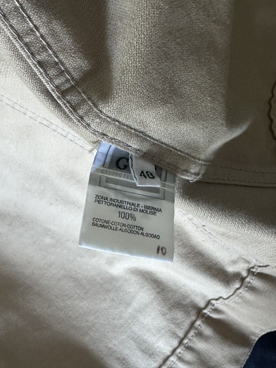 Helmut Lang Helmut Lang A/W 1996 "Cock Ring" Denim Jacket Beige GTR Size US M / EU 48-50 / 2 - 3 Thumbnail