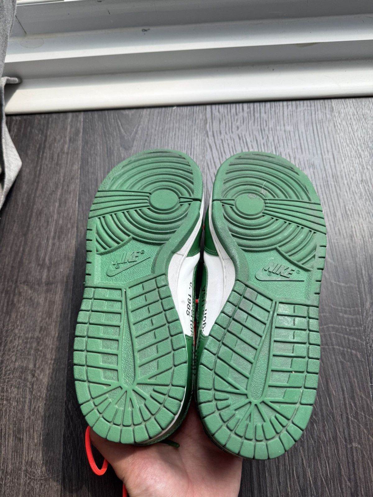 Nike × Off-White Offwhite dunk pine green Size US 10 / EU 43 - 5 Thumbnail
