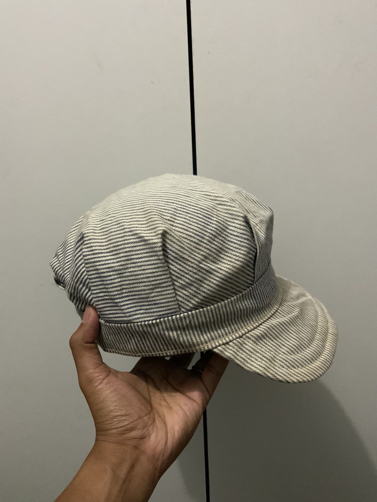 Vintage Vintage Lupes Fade Hickory Stripe Hat Size ONE SIZE - 6 Thumbnail