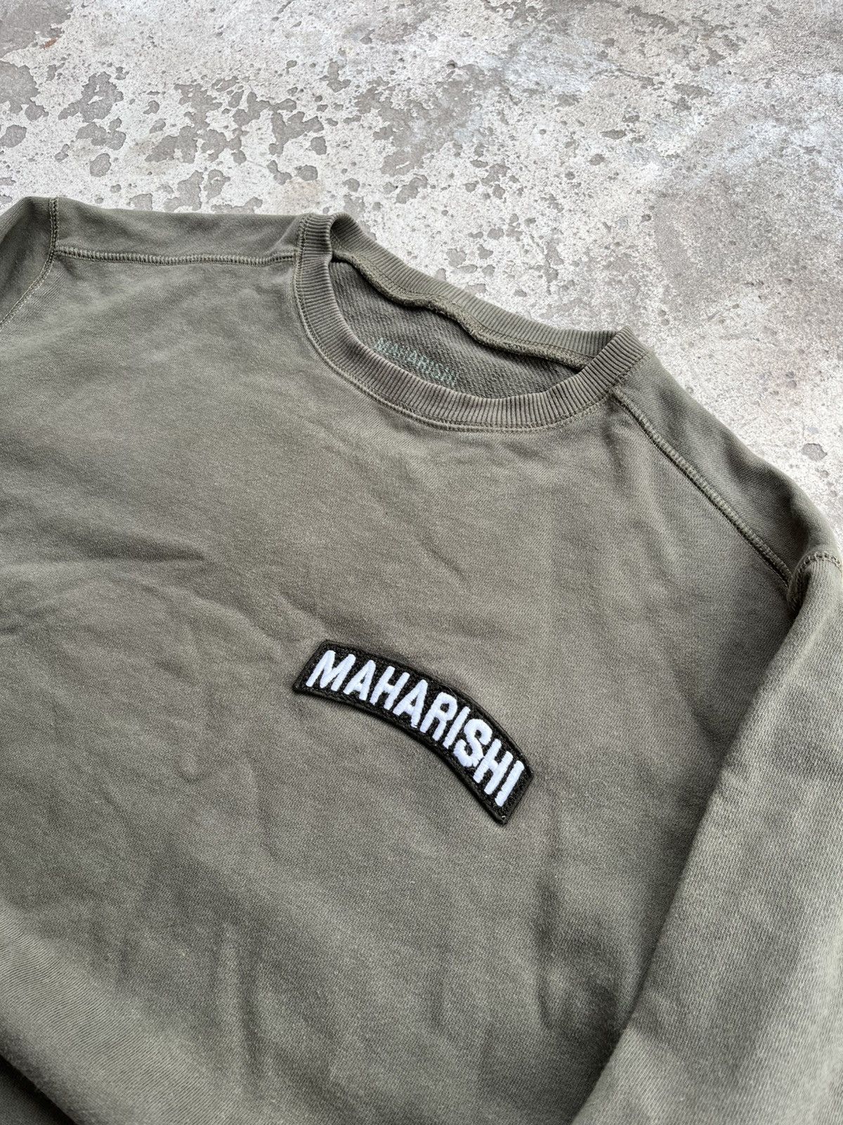 Maharishi Maharishi Vintage Big Embroidered Logo Crewneck Sweatshirt Size US XXL / EU 58 / 5 - 3 Thumbnail