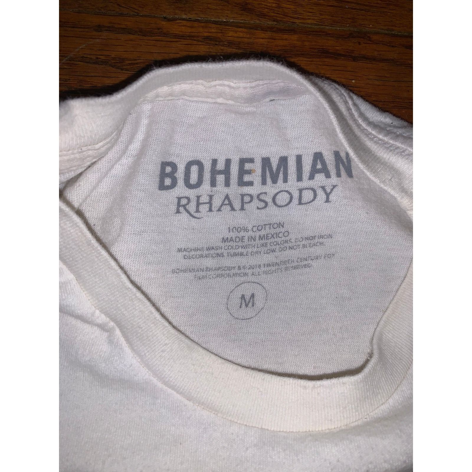 Band Tees Bohemian Rhapsody Movie Promo Tee Queen Freddie Mercury M Size US M / EU 48-50 / 2 - 4 Thumbnail