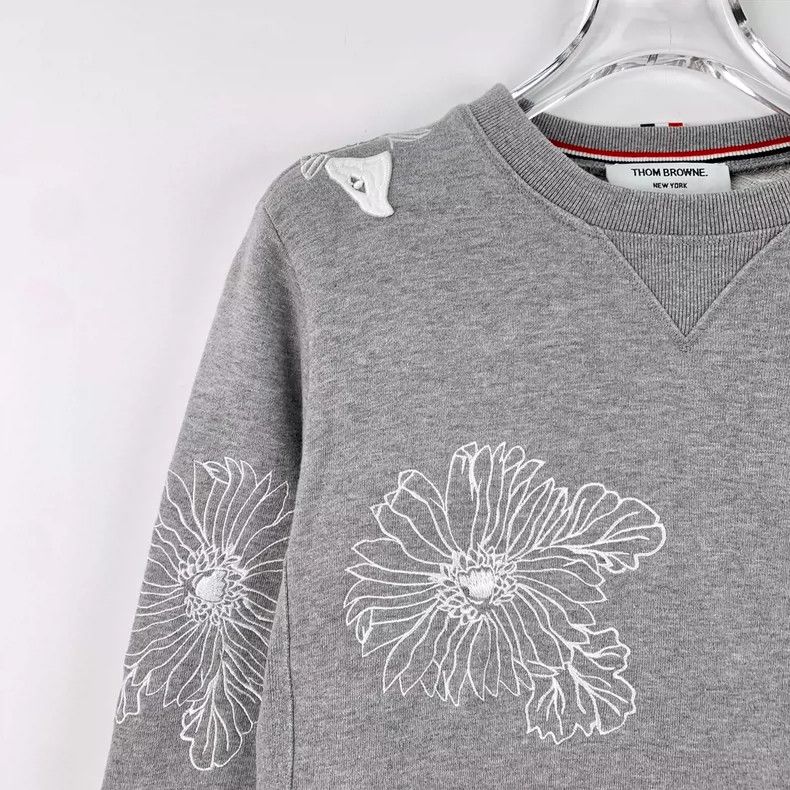 Thom Browne Thom Browne size1 Floral printed cotton round neck long sle Size US S / EU 44-46 / 1 - 3 Thumbnail