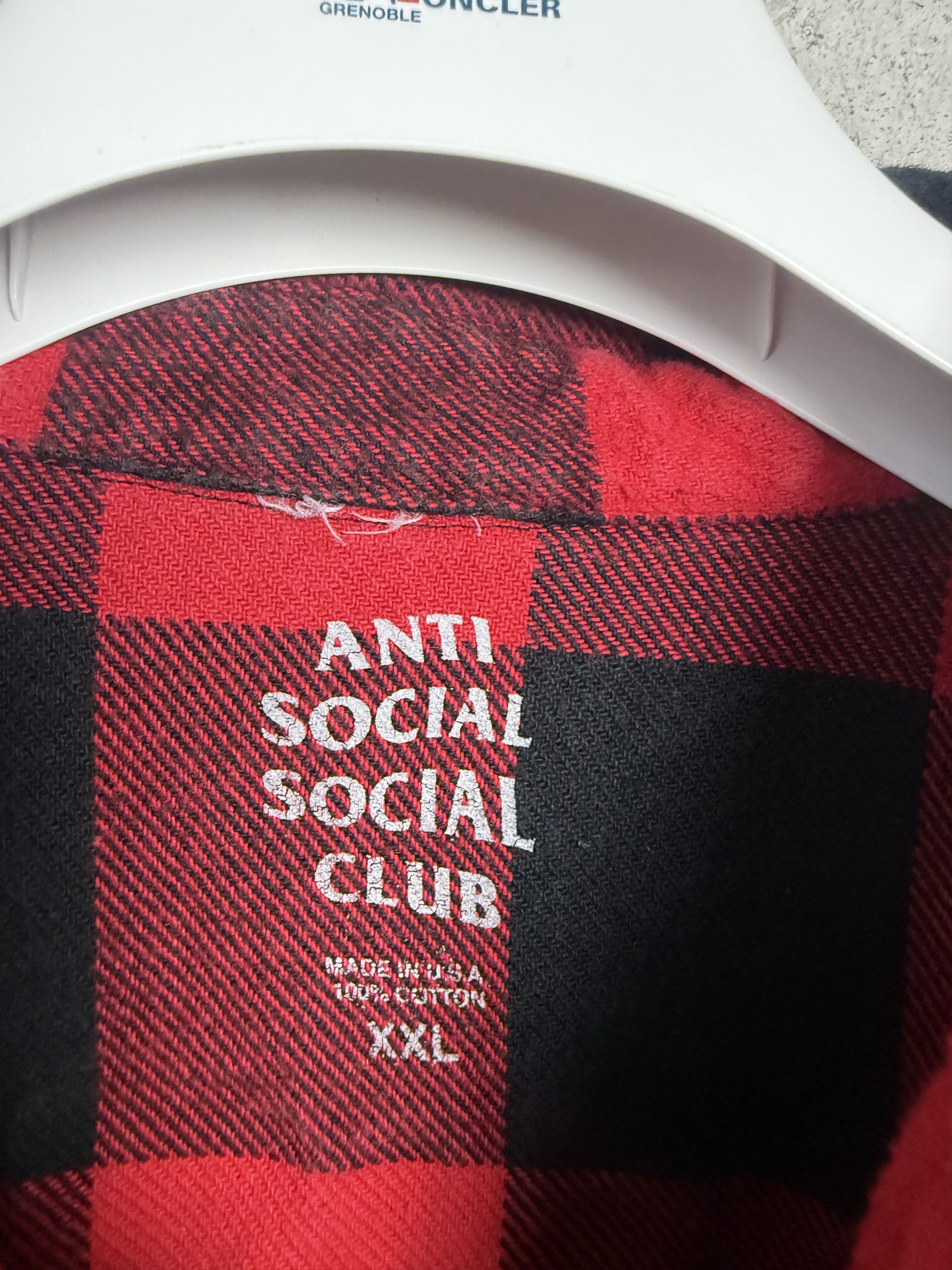 Anti Social Social Club ASSC Anti Social Social Club printed flannel shirt Size US XXL / EU 58 / 5 - 4 Thumbnail