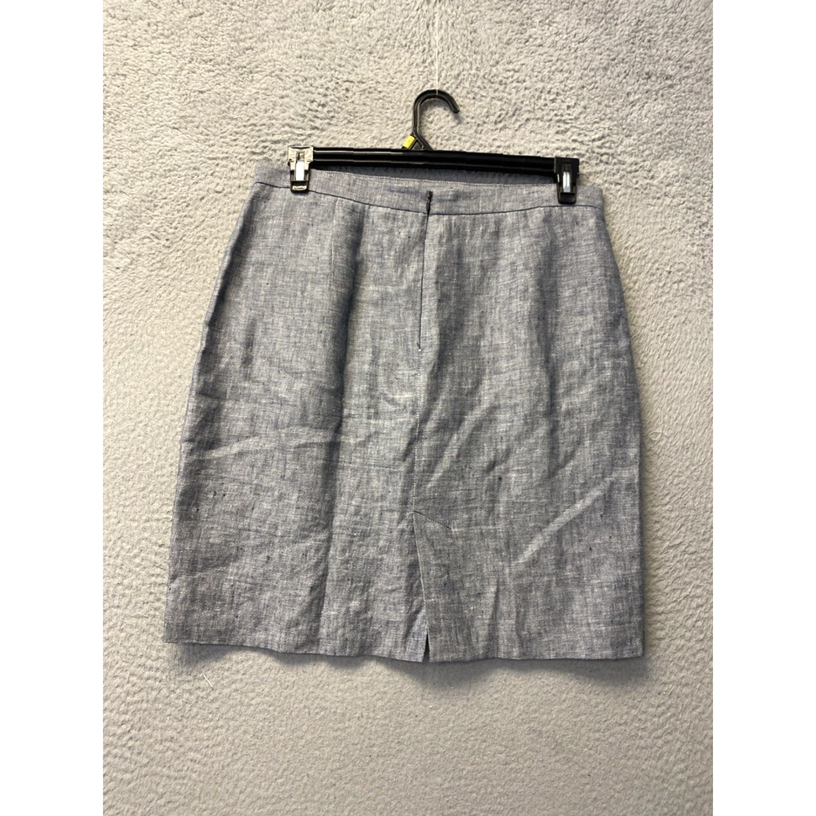 Gant VINTAGE GANT Skirt Womens Size 12 Gray Linen Mini Casual Ladies Size 34" / US 12 / IT 48 - 4 Thumbnail