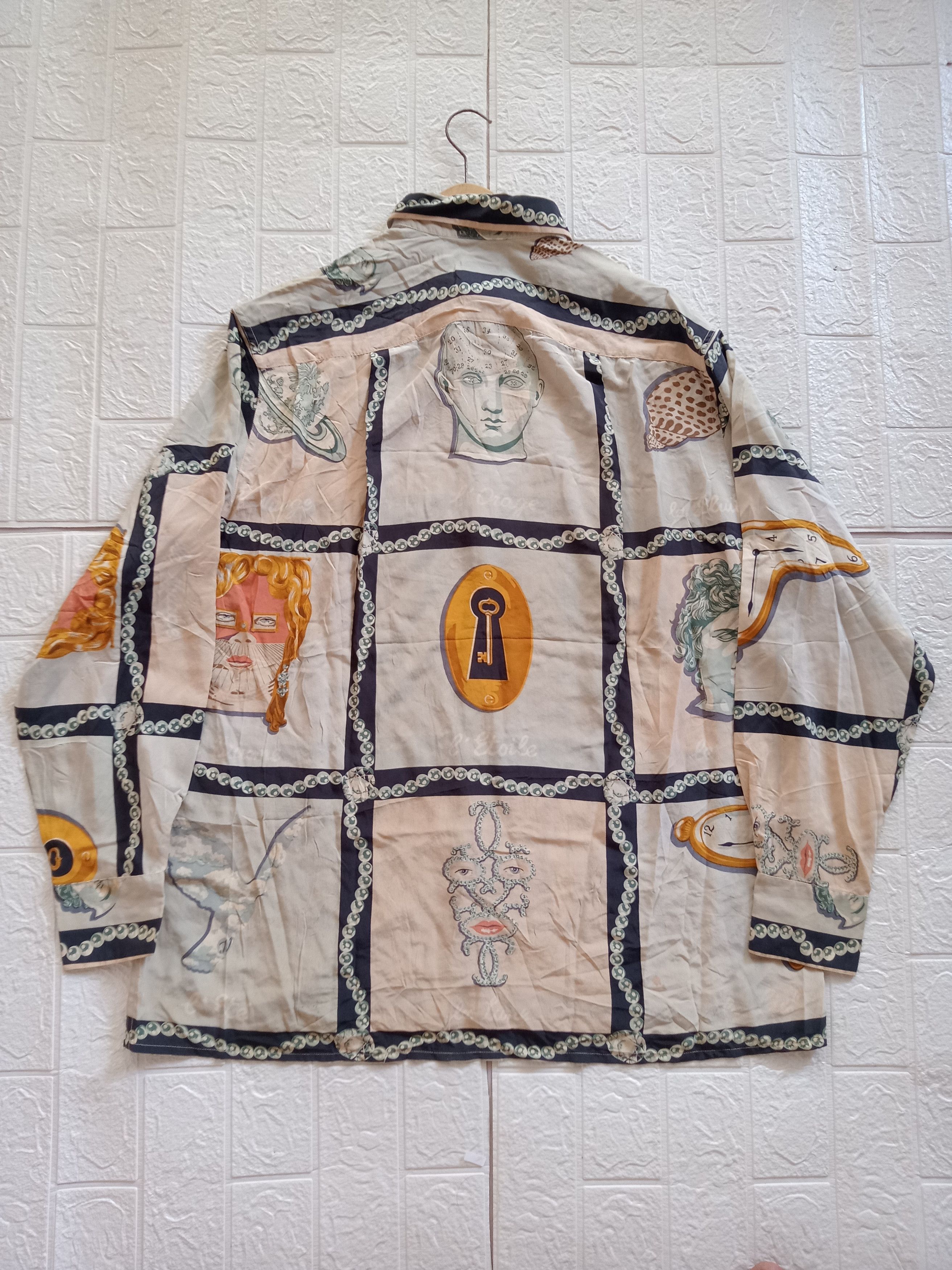 Vintage Kemeja art shirt Size L / US 10 / IT 46 - 2 Thumbnail