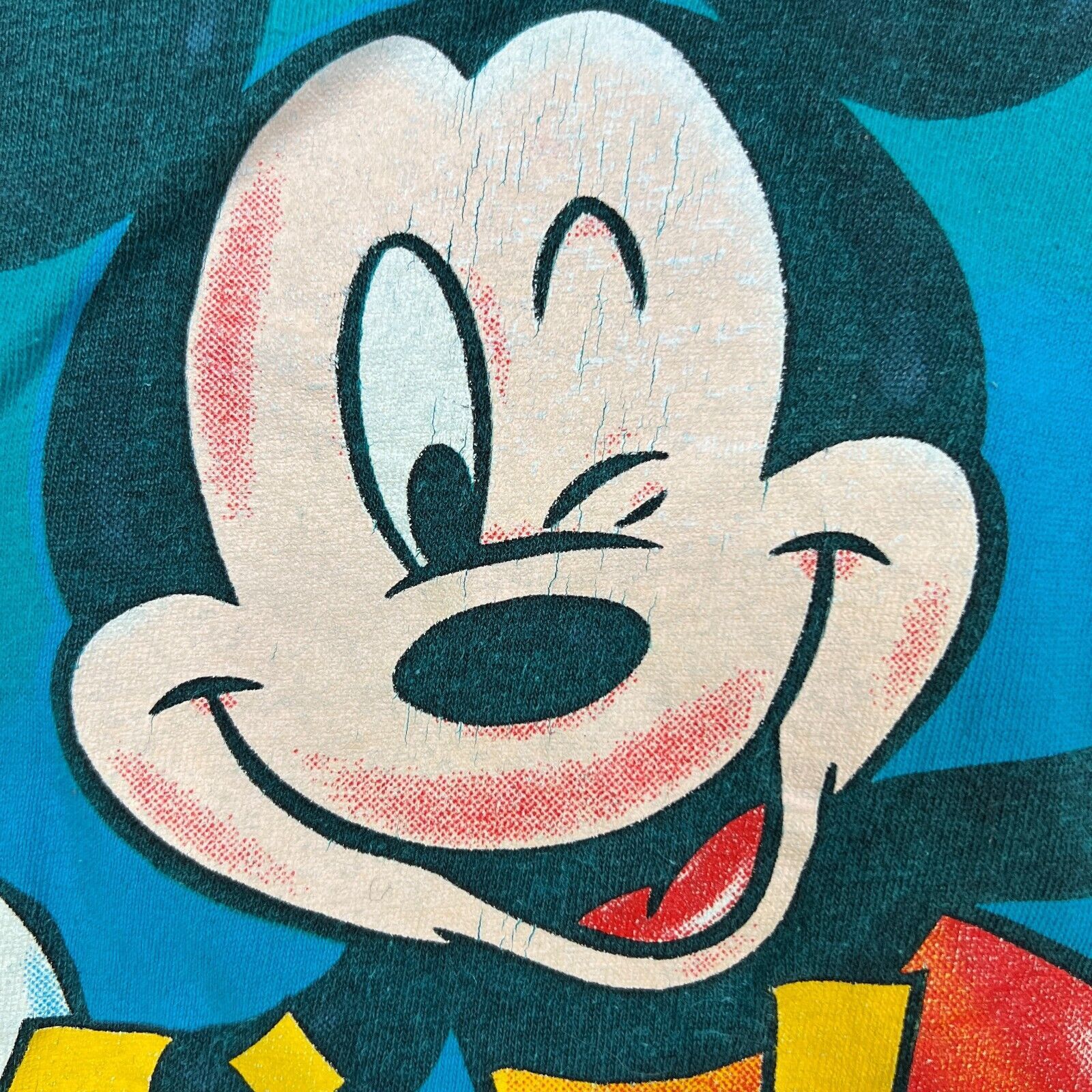 Disney × Mickey Unlimited × Vintage VTG 90s Mickey Mouse T Shirt Small Disney Short Sleeve Tee Size US S / EU 44-46 / 1 - 4 Thumbnail