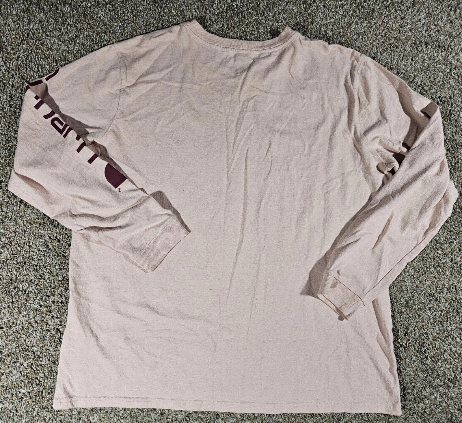 Carhartt Carhartt Loose Fit XL(16-18) Long Sleeve Shirt Pinkish Size US XXS / EU 40 - 8 Thumbnail
