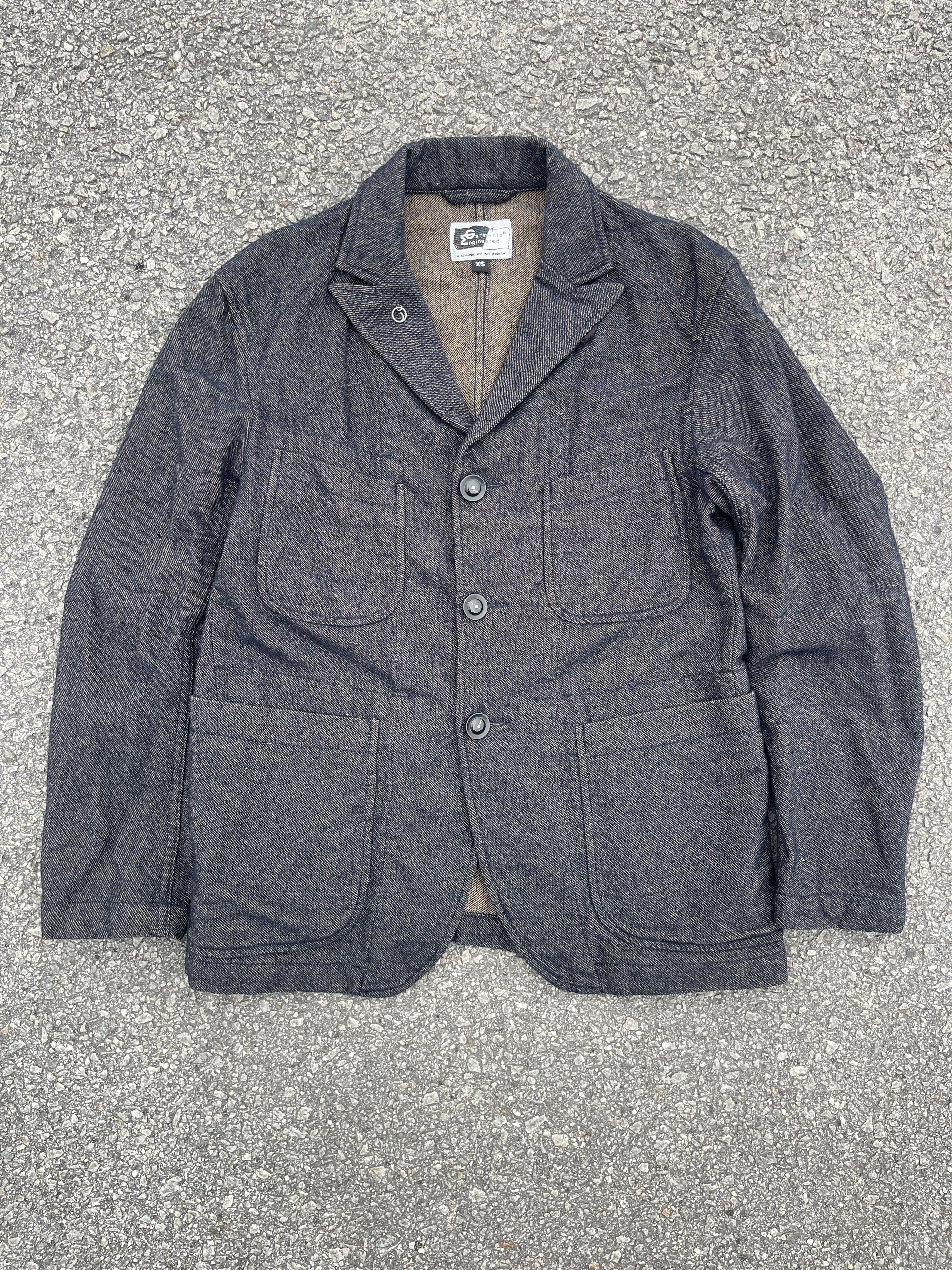 Engineered Garments Wool Denim Rust Shining Chore Blazer Jacket Style sz XS Size US XS / EU 42 / 0 - 1 Thumbnail