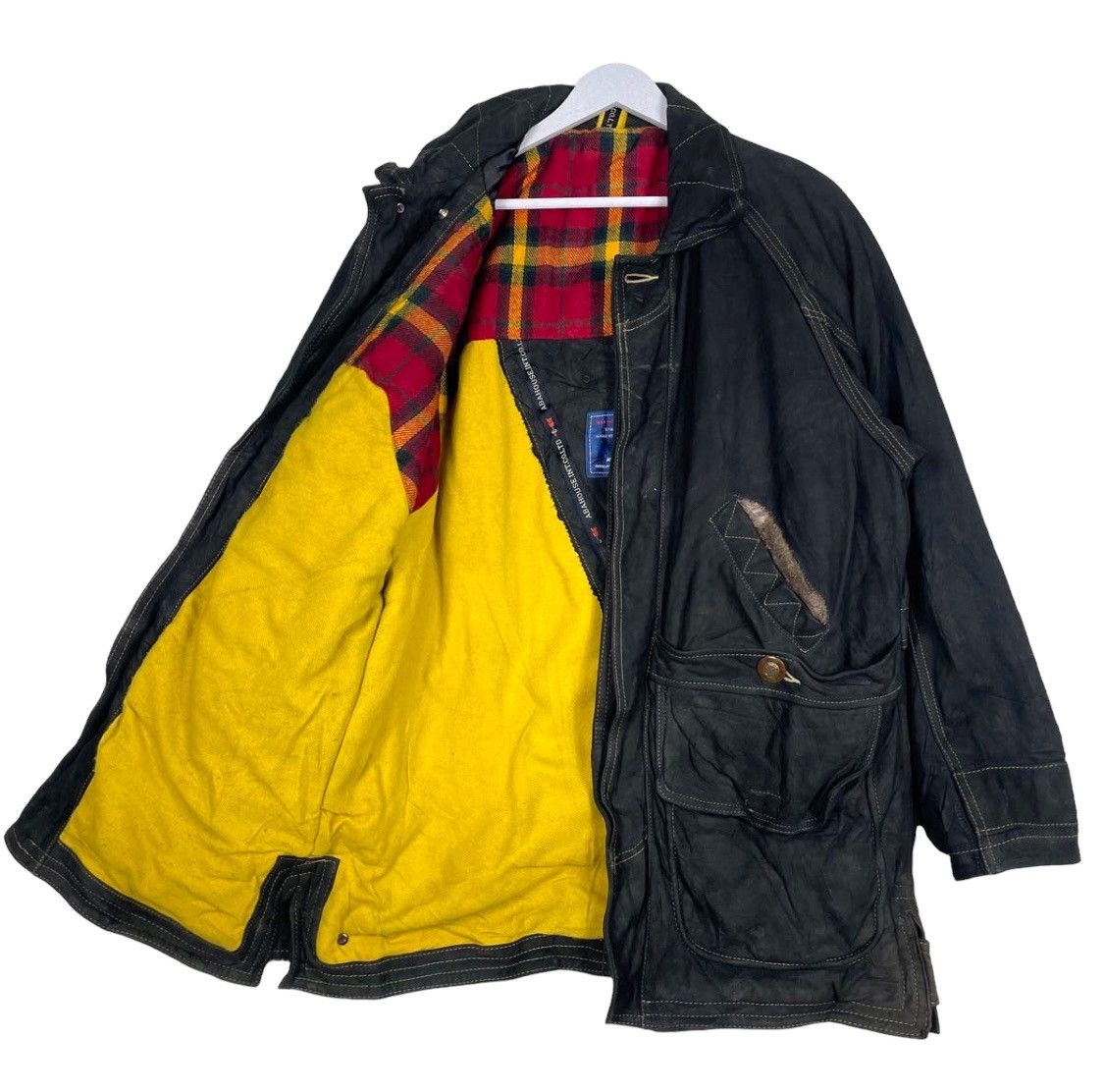 ABAHOUSE × Japanese Brand ARCHIVAL💥ABAHOUSE CHORE MOLESKIN LEATHER JACKET Size US M / EU 48-50 / 2 - 9 Thumbnail