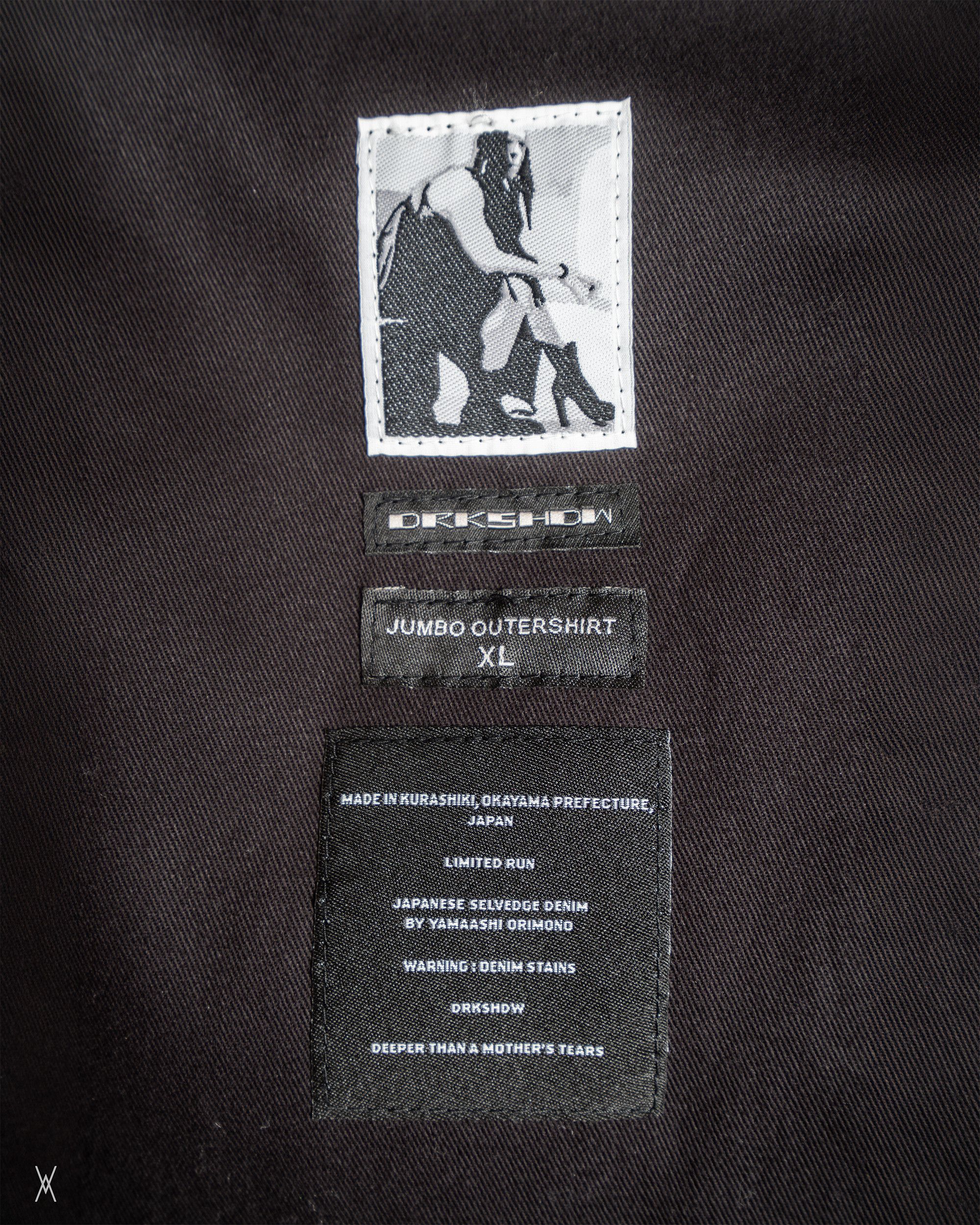 Rick Owens Rick Owens DRKSHDW Jumbo OuterShirt made in Japan Size US XL / EU 56 / 4 - 3 Thumbnail