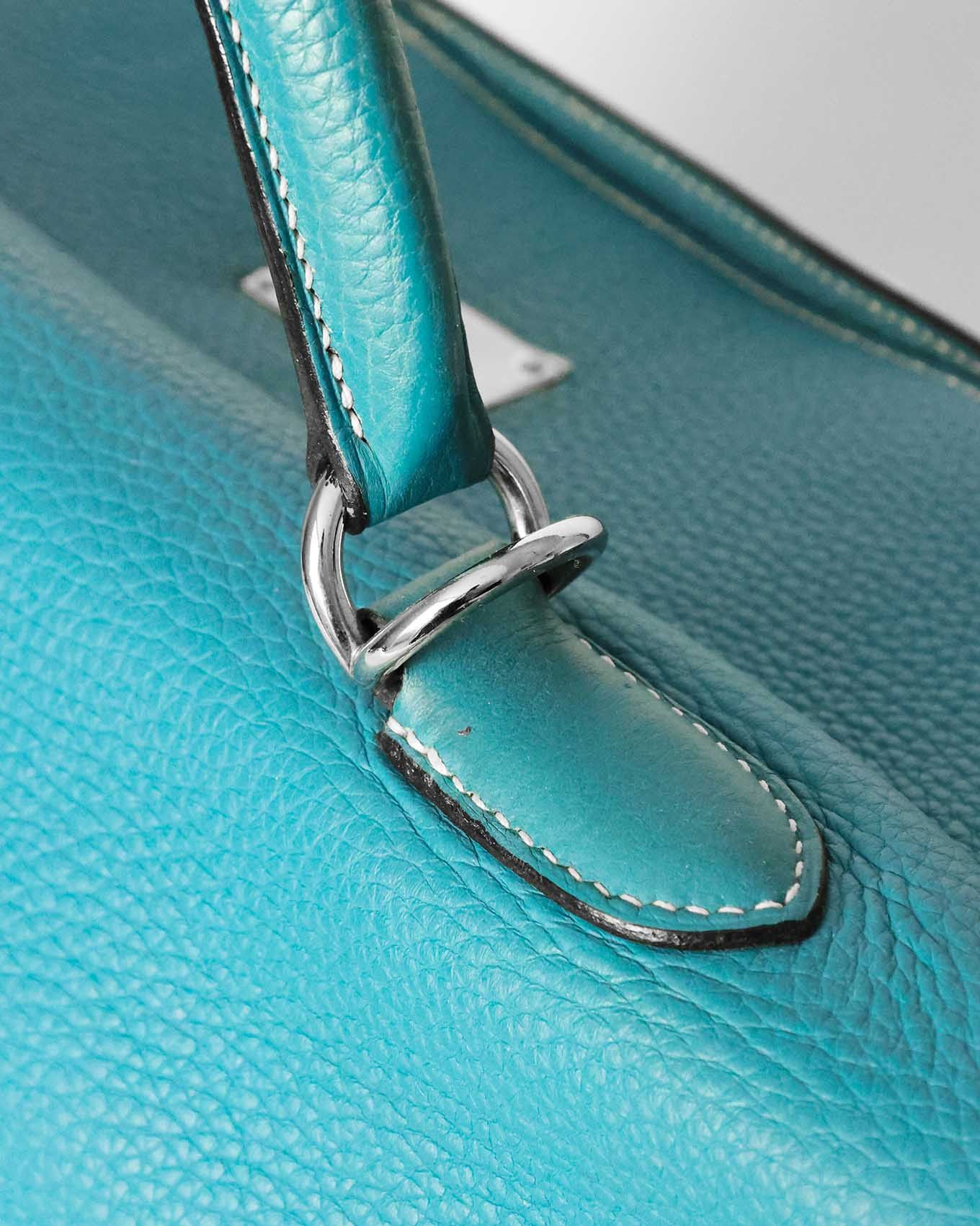 Hermes Kelly 50 Voyage Blue Jean Togo 2004 Size ONE SIZE - 18 Thumbnail