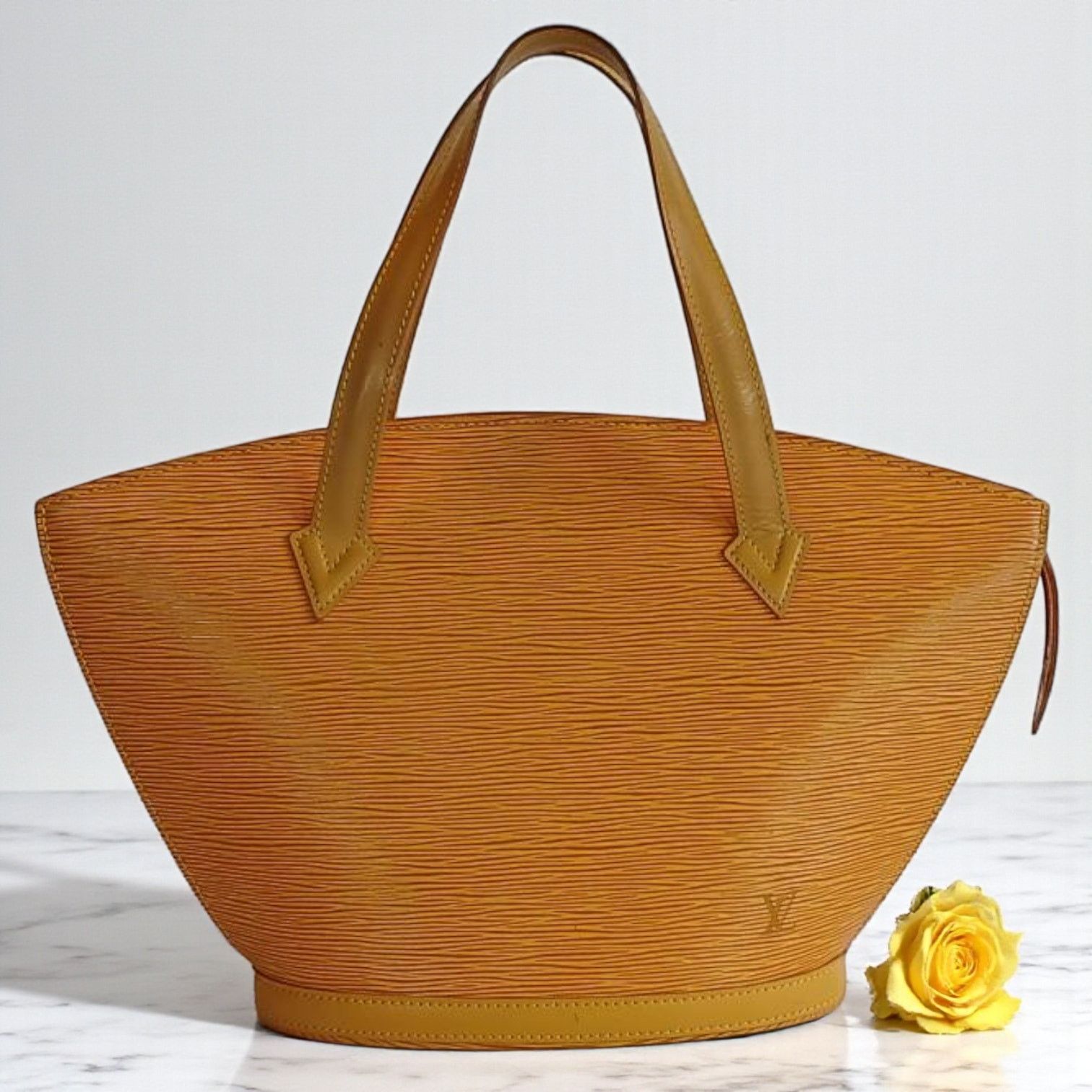 Louis Vuitton Louis Vuitton Epi Saint Jacques Handbag Yellow with Dust Bag Size ONE SIZE - 1 Thumbnail