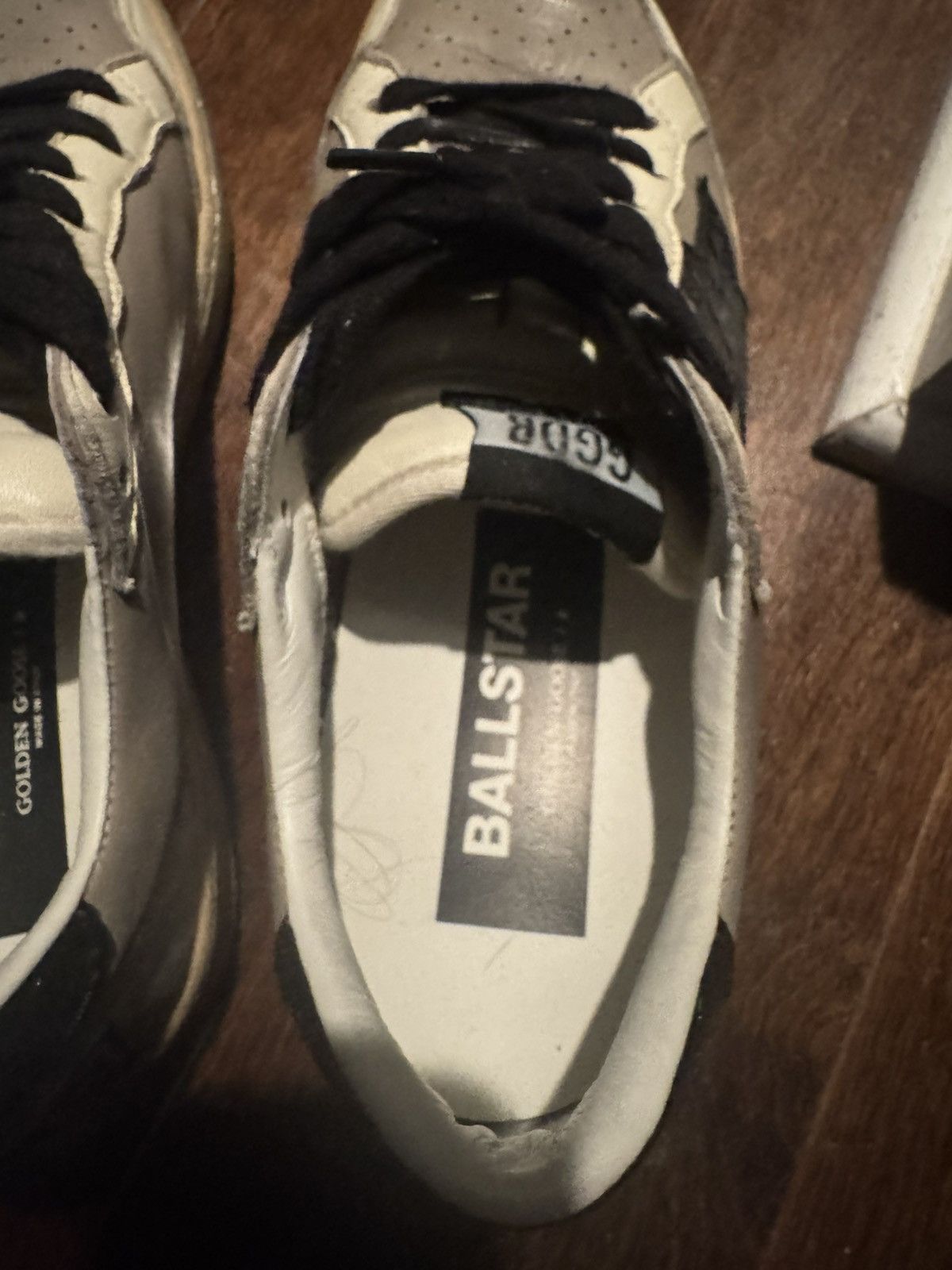 Golden Goose Golden Goose Beige Black Croc Size US 6 / EU 39 - 6 Thumbnail