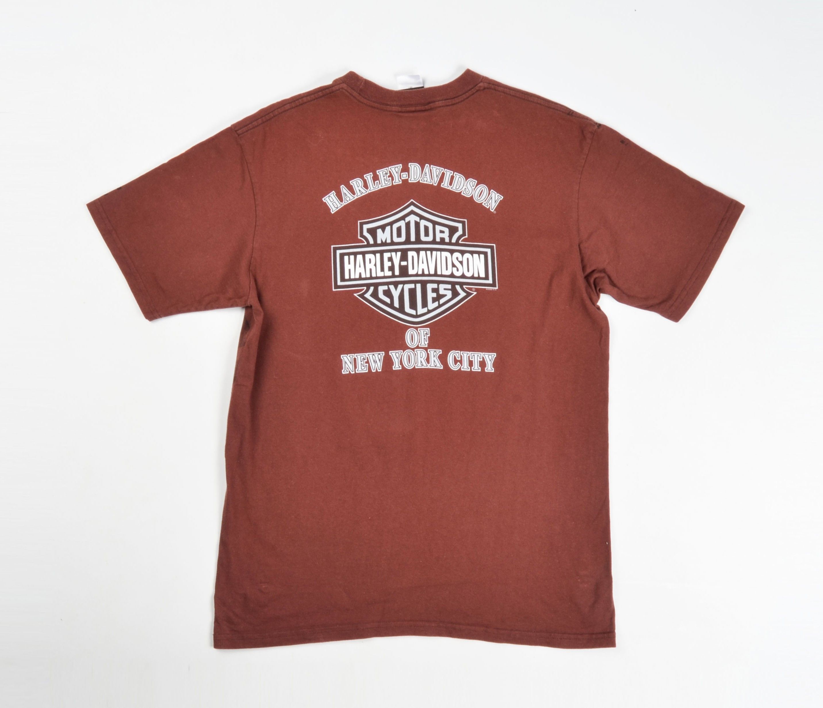 Harley Davidson Harley Davidson Y2K Grunge Biker Big Eagle 2009 Tee Size US L / EU 52-54 / 3 - 2 Thumbnail