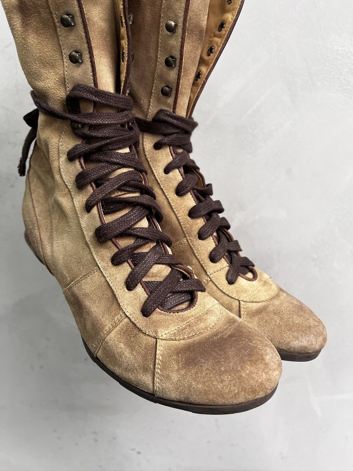 If Six Was Nine Archive 2000s maison margiela style leather boots replica Size US 8 / EU 41 - 3 Thumbnail