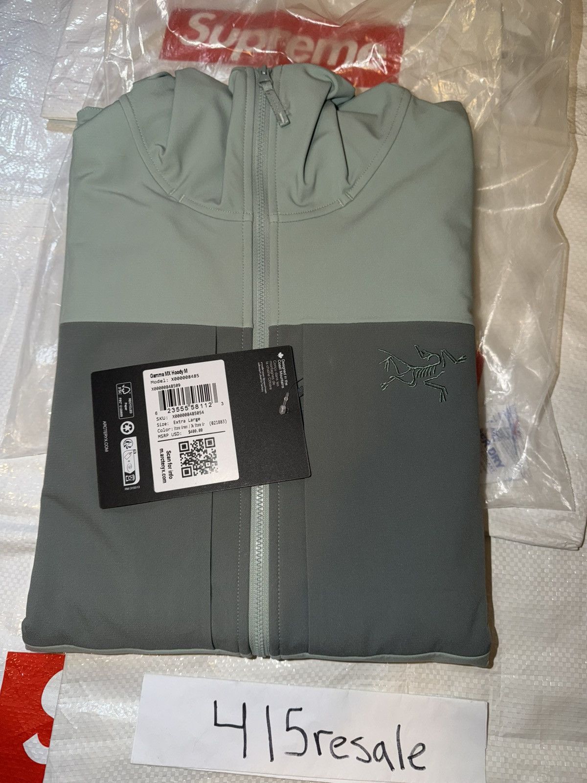 Arc'teryx Arc’teryx Gamma MX Hoody Stone Green Size US XL / EU 56 / 4 - 11 Thumbnail
