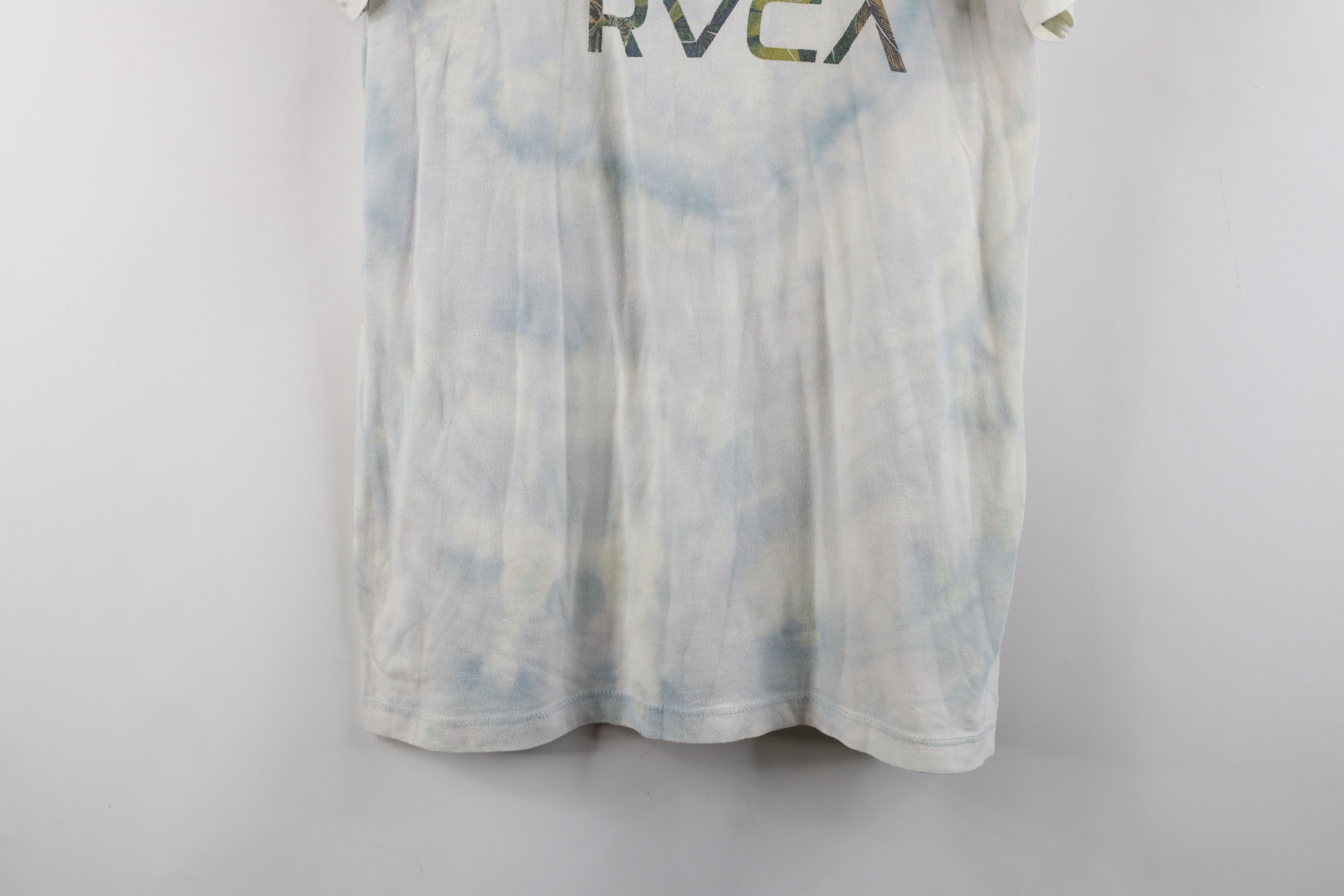 RVCA × Vintage RVCA Ruca Skateboarding Spell Acid Wash Flower Knit T-Shirt Size US M / EU 48-50 / 2 - 3 Thumbnail