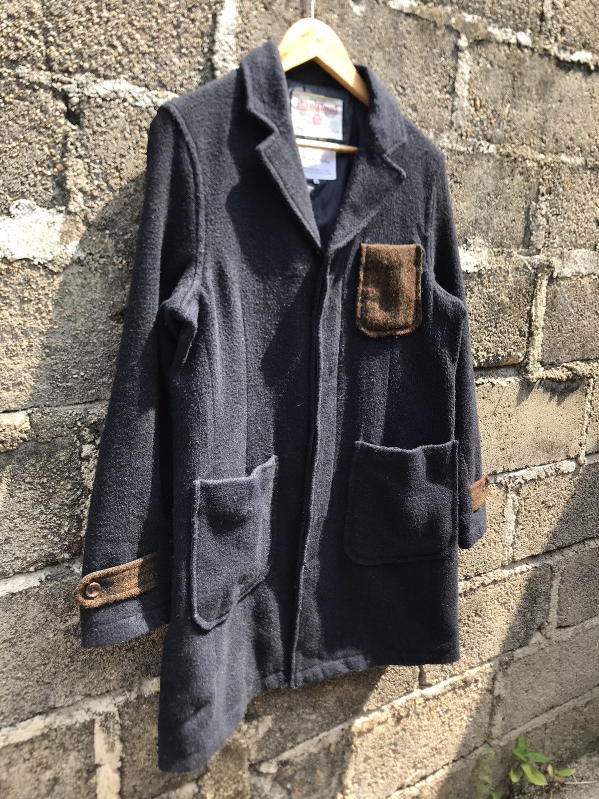 Designer × Harris Tweed × Japanese Brand Harris Tweed X Sevendays Sunday Wool Long Coat Size US M / EU 48-50 / 2 - 2 Thumbnail