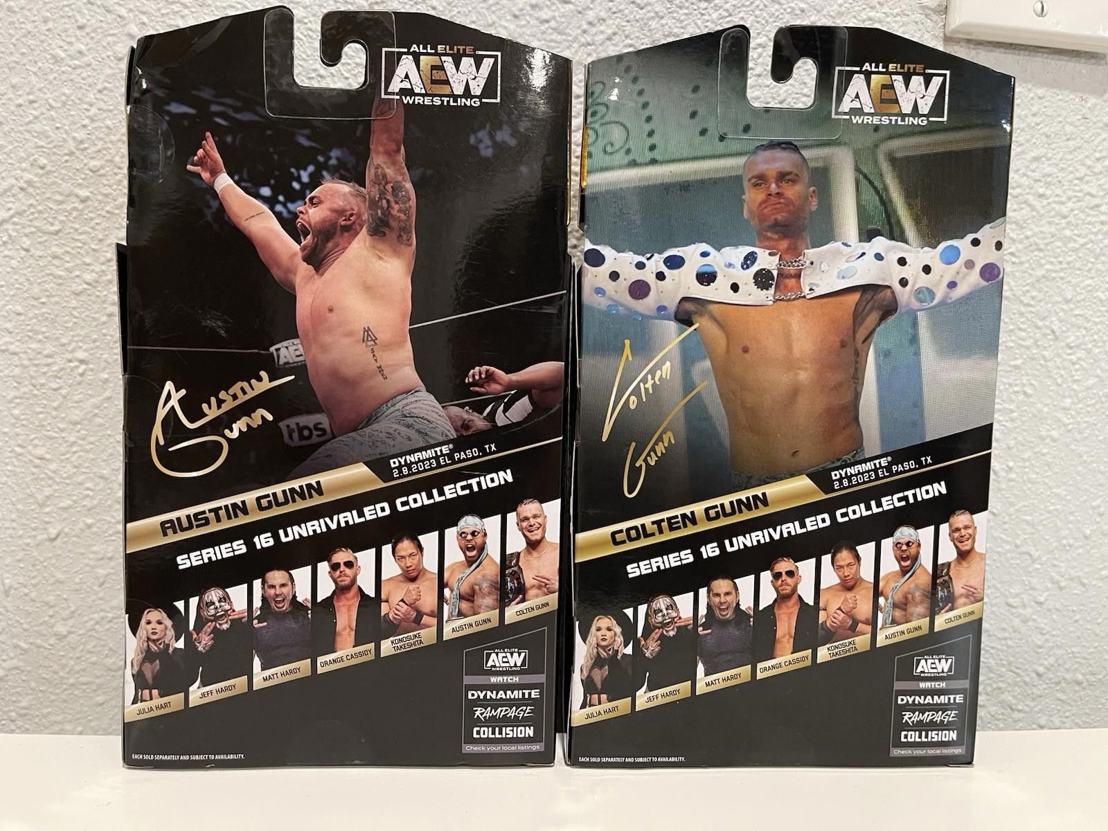 Other Austin And Colten Gunn Action Figures AEW Unrivaled Size ONE SIZE - 2 Thumbnail