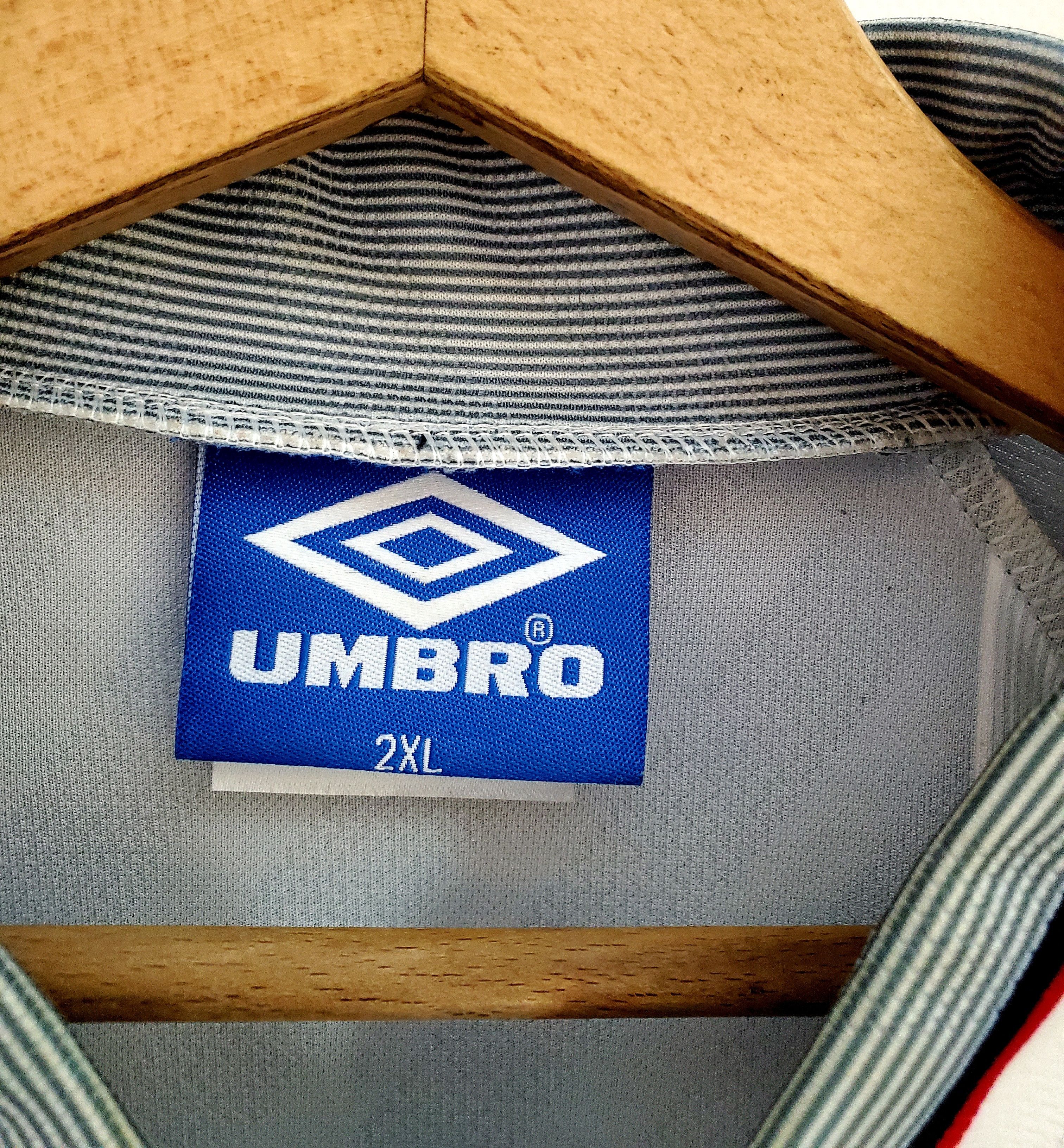 Vintage ENGLAND 1996 1997 AWAY jersey Xl perfect condition Reprint Size US XL / EU 56 / 4 - 3 Thumbnail