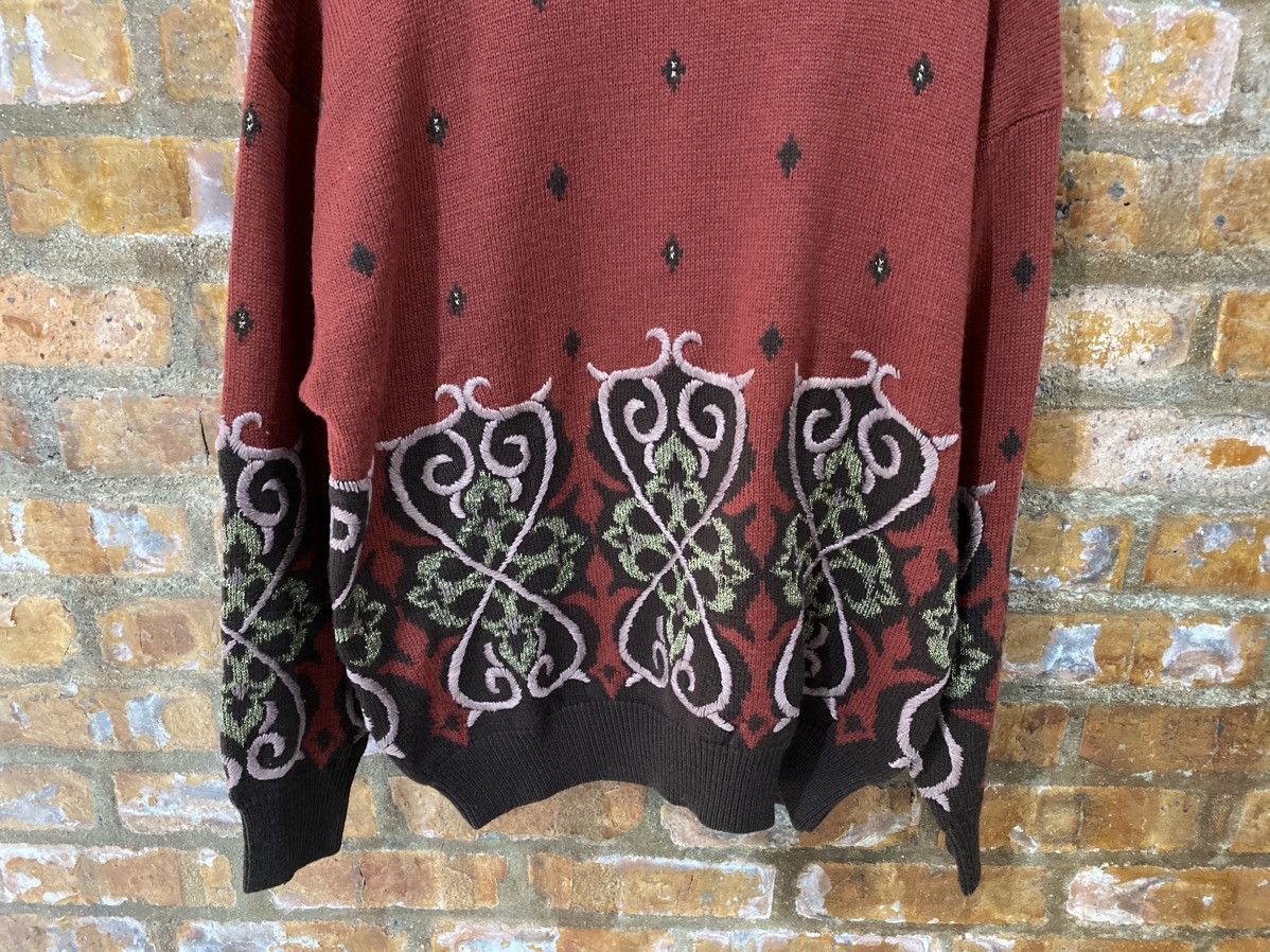 Yoshiyuki Konishi 🔥1990s Ficce Tribal knitwear Size US L / EU 52-54 / 3 - 4 Thumbnail