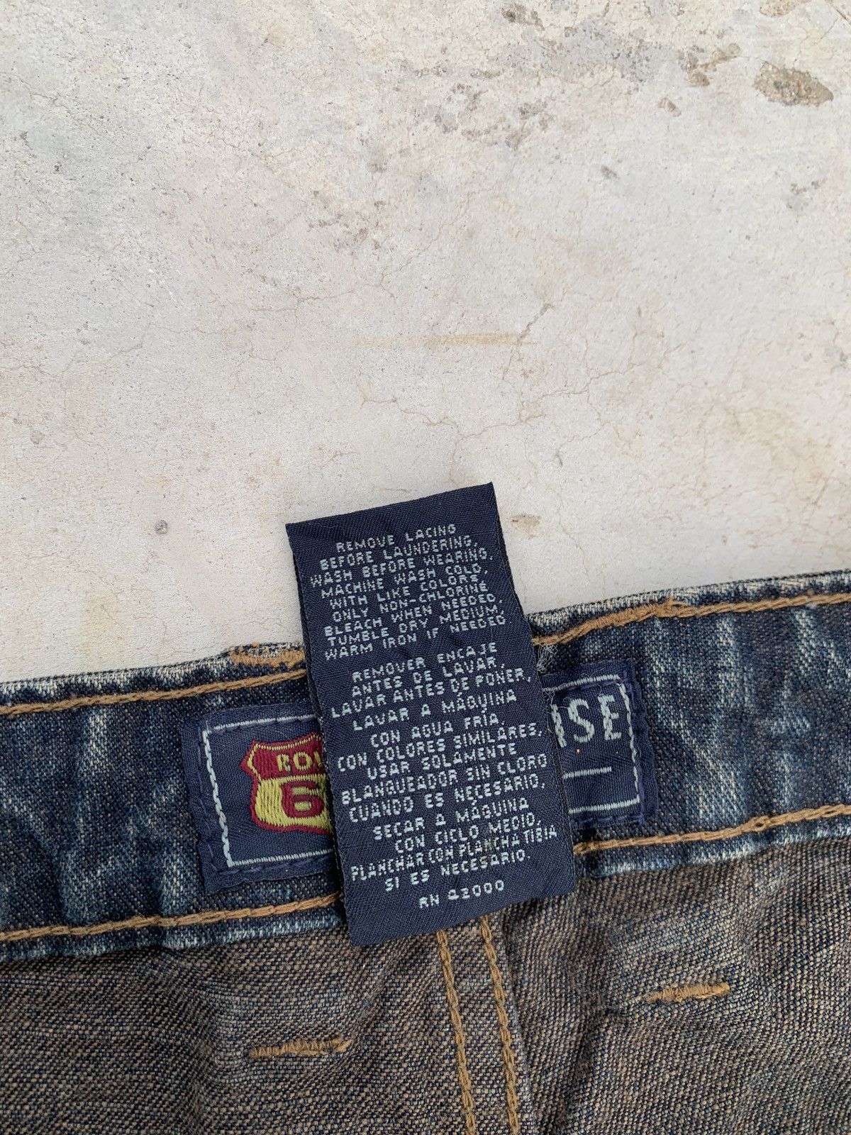 If Six Was Nine Y2K Route 66 Lace Up Low Rise - Tornado Mart Style Pants Size 30" / US 8 / IT 44 - 12 Thumbnail