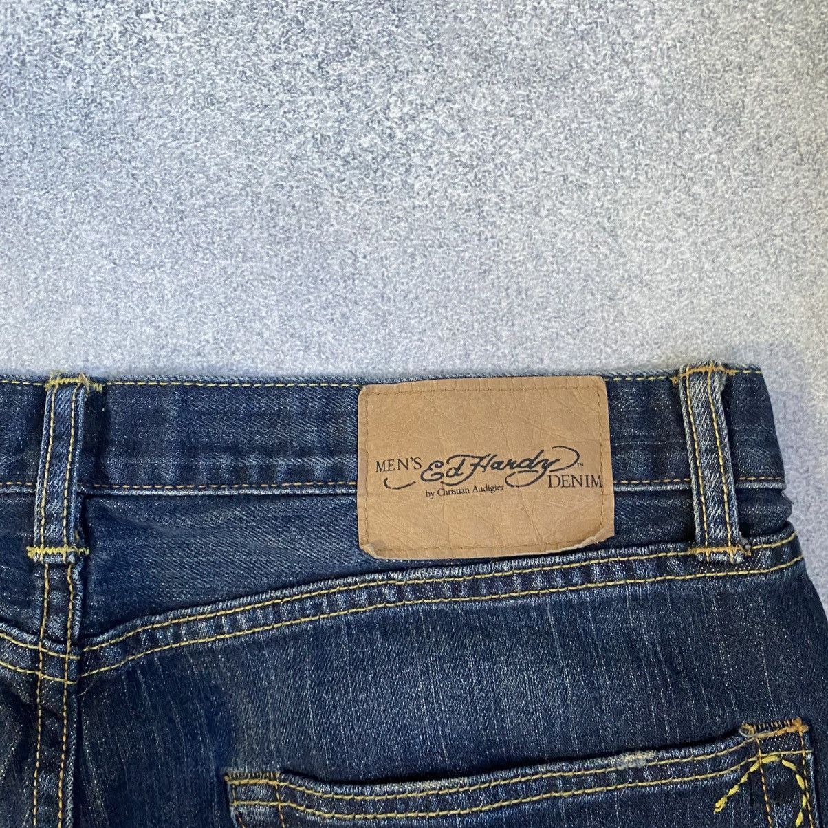 Ed Hardy Vintage Ed Hardy Denim Jeans Baggy Japanese Y2K Size US 34 / EU 50 - 6 Thumbnail