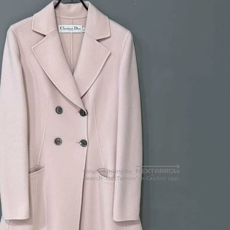 Dior Dior Nude pink pure cashmere coat Size XS / US 0-2 / IT 36-38 - 3 Thumbnail
