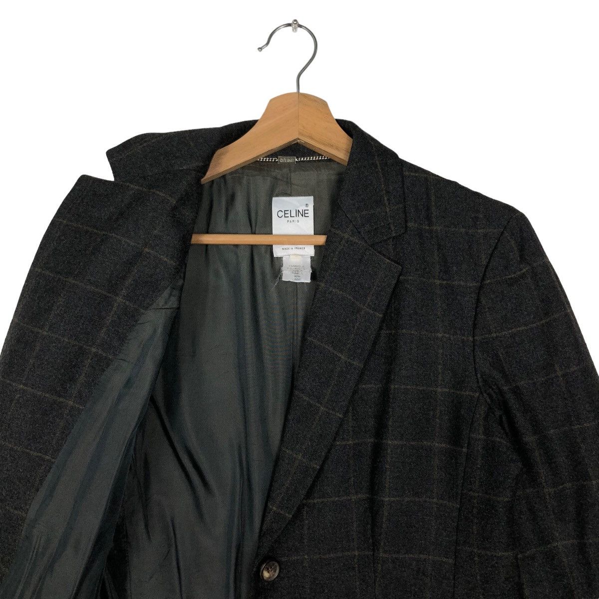 Celine 🔥Celine Paris Made in France Striped Blazer Size S / US 4 / IT 40 - 9 Thumbnail