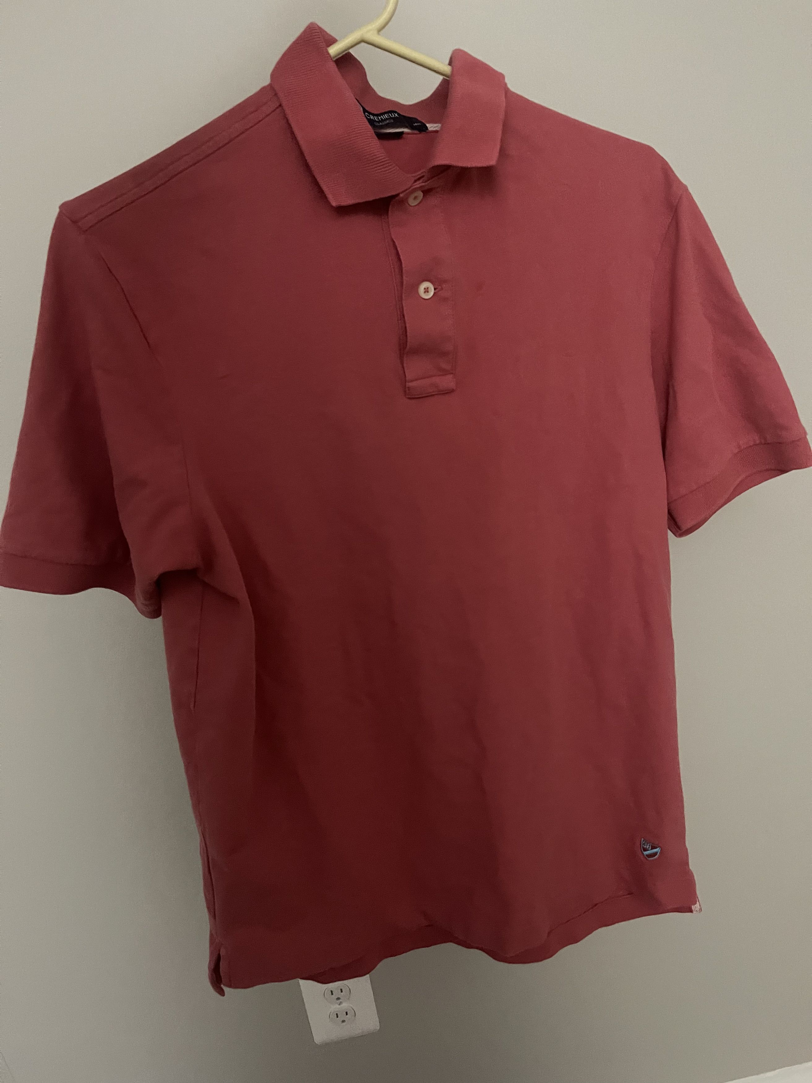 Daniel Cremieux Daniel Cremieux Classics Small Men's Polo Shirt Solid Red Size US S / EU 44-46 / 1 - 1 Thumbnail