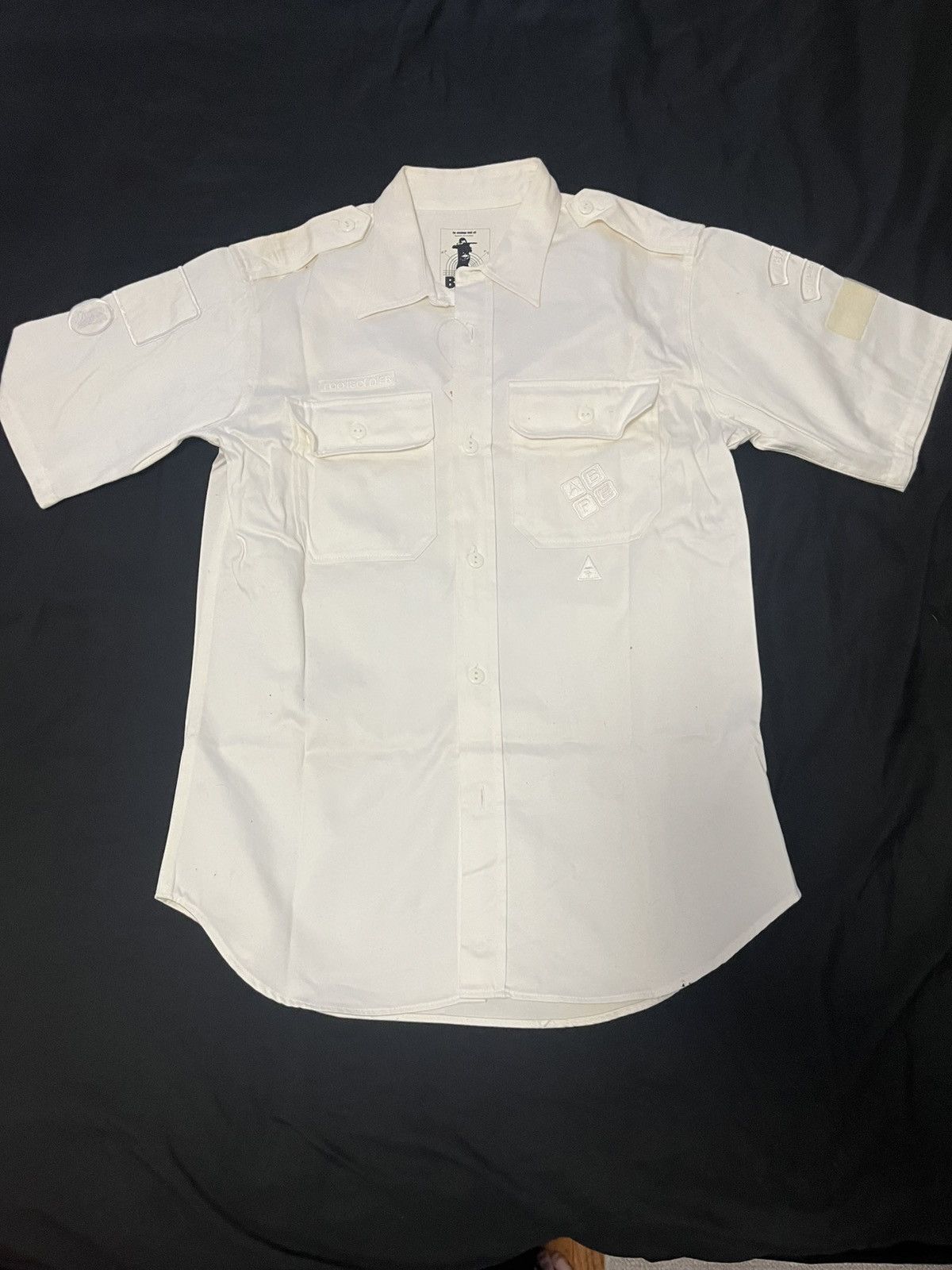 Bape Bape foot soldier white button up Size US XL / EU 56 / 4 - 1 Thumbnail