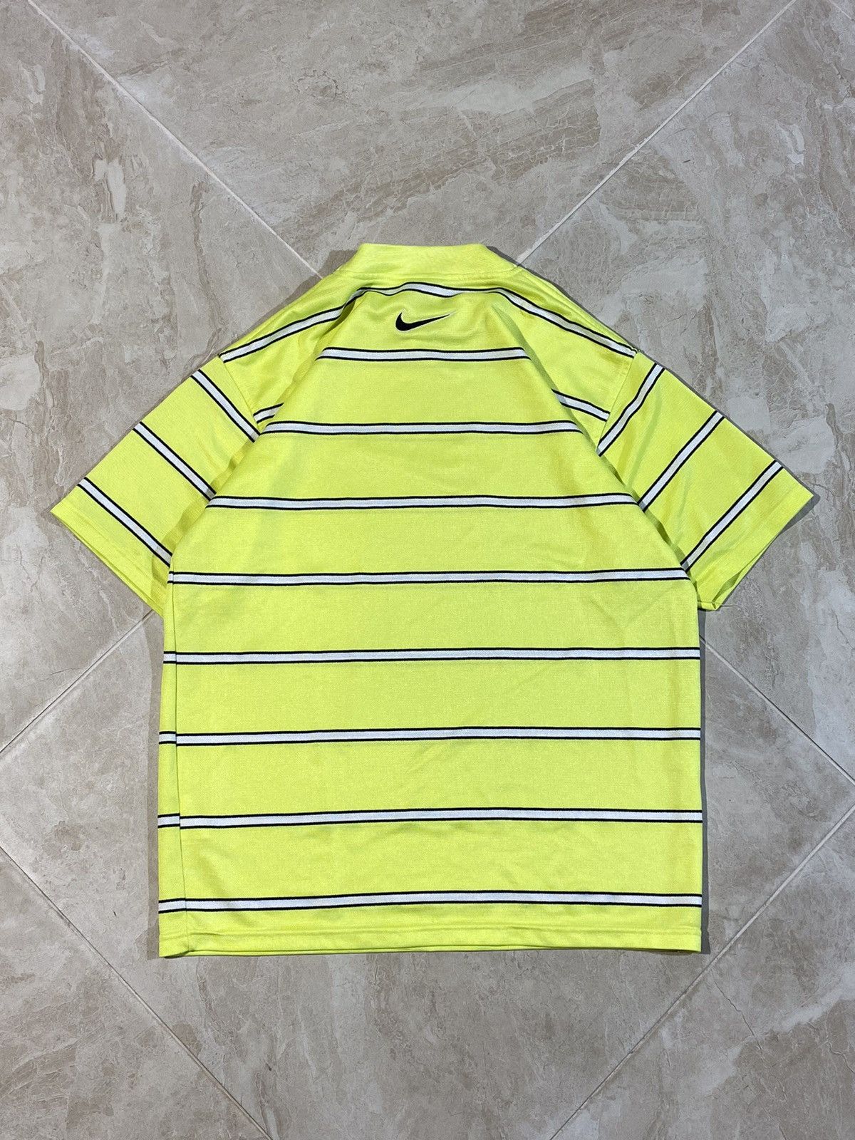 Nike × Vintage Vintage 90s Nike y2k hype deep green swoosh logo t-shirt Size US S / EU 44-46 / 1 - 2 Thumbnail