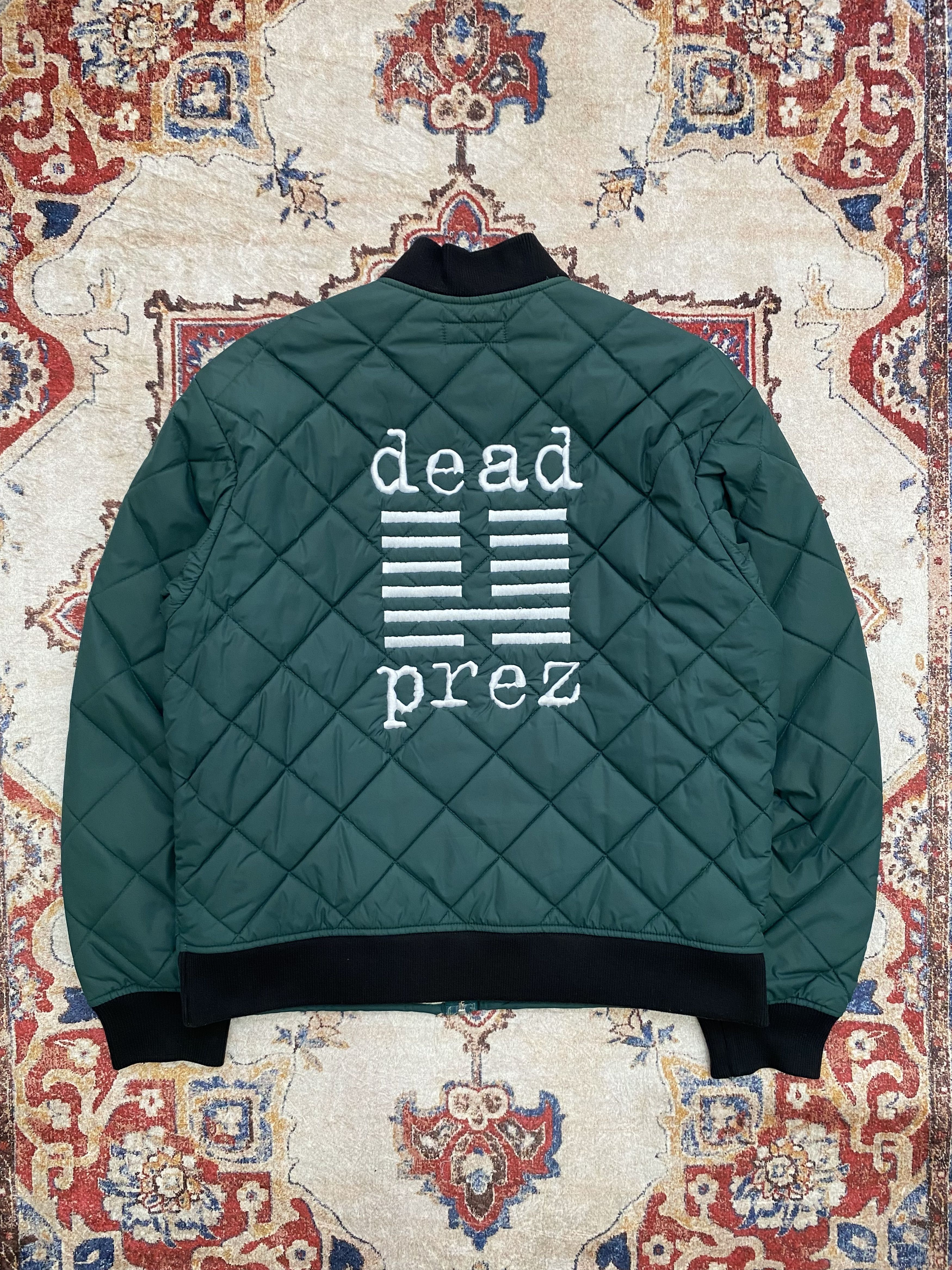 Supreme Supreme x Dead Prez Quilted Work Jacket - Green Size US M / EU 48-50 / 2 - 1 Thumbnail