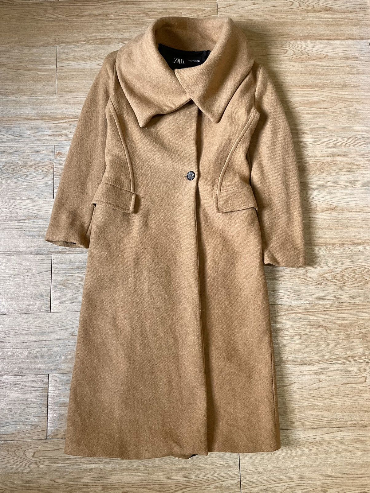 Zara Zara Limited Edition Beigi Trench Coat Women Avant Garde Xs Size US XS / EU 42 / 0 - 1 Thumbnail