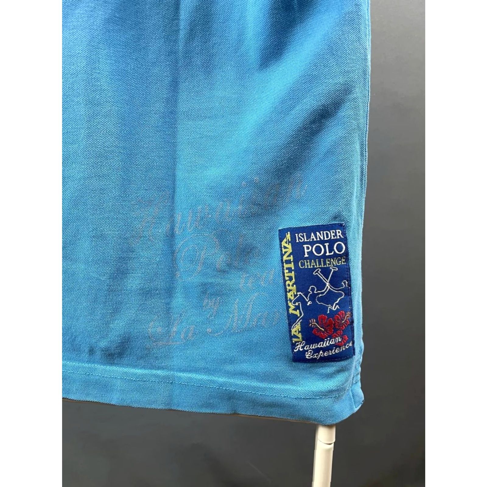 La Martina La Martina Polo Shirt Mens Blue Cotton Short Sleeve Slim-Fit L Polo Size US L / EU 52-54 / 3 - 7 Thumbnail