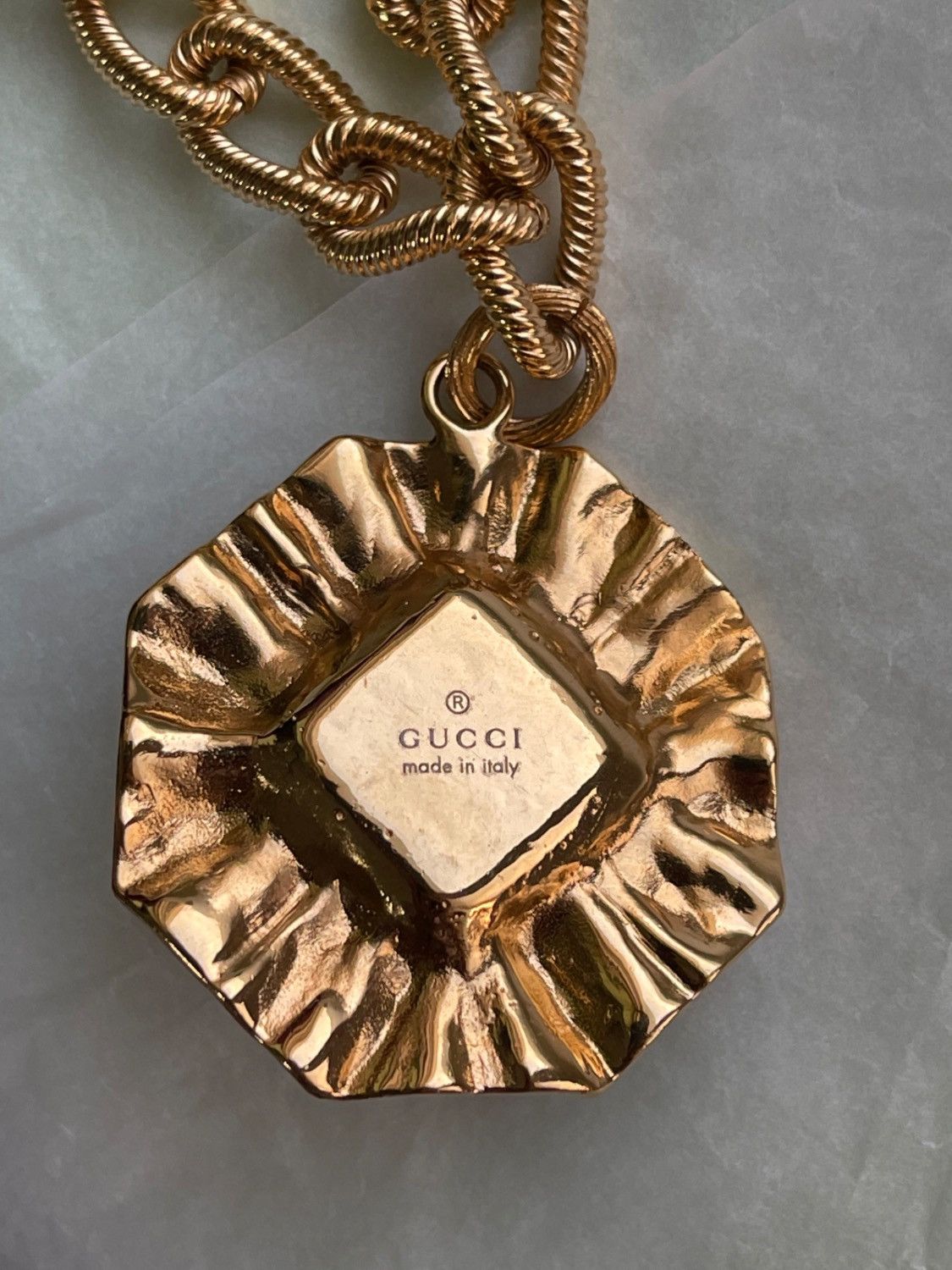 Gucci runway gold necklace Size ONE SIZE - 4 Thumbnail
