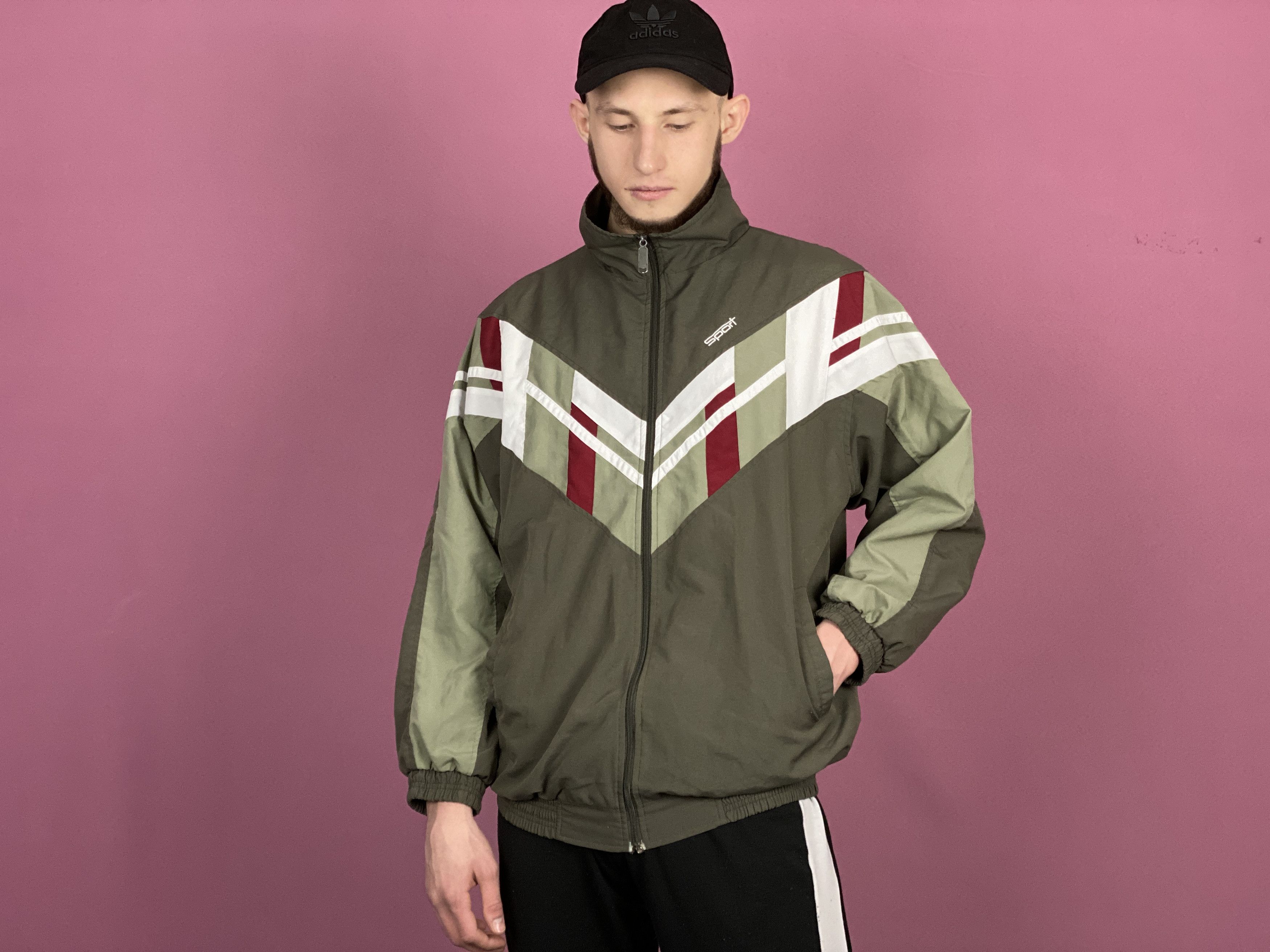 Vintage 90s Vintage Men's Windbreaker Jacket - Size M Size US M / EU 48-50 / 2 - 4 Thumbnail