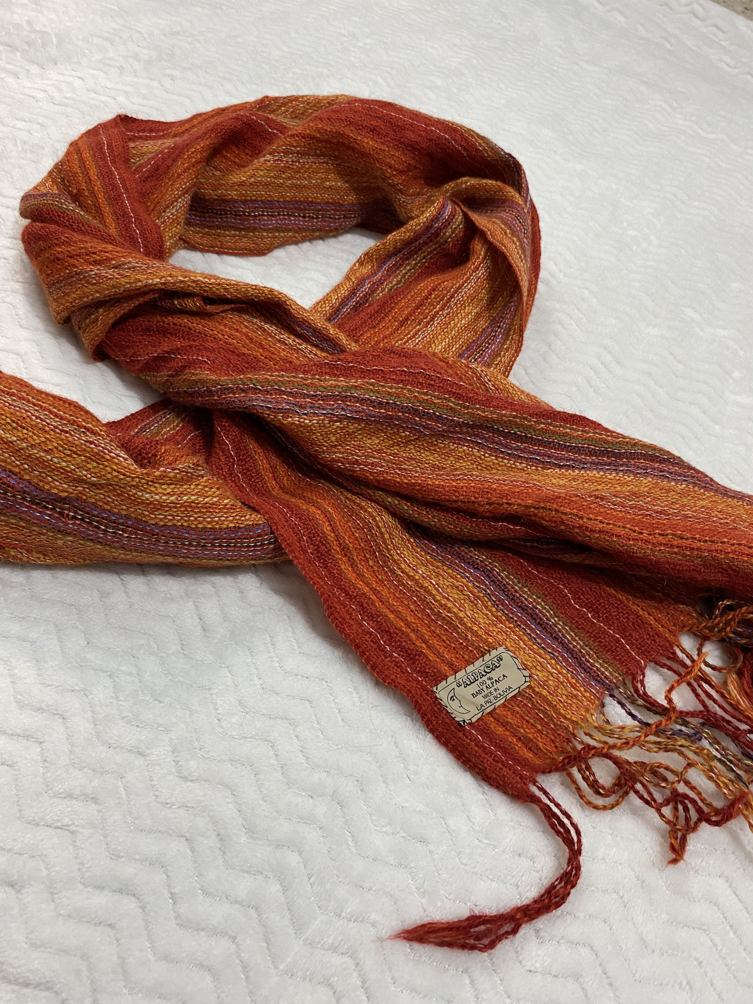 Vintage "BABY ALPACA" SCARF Size ONE SIZE - 6 Thumbnail