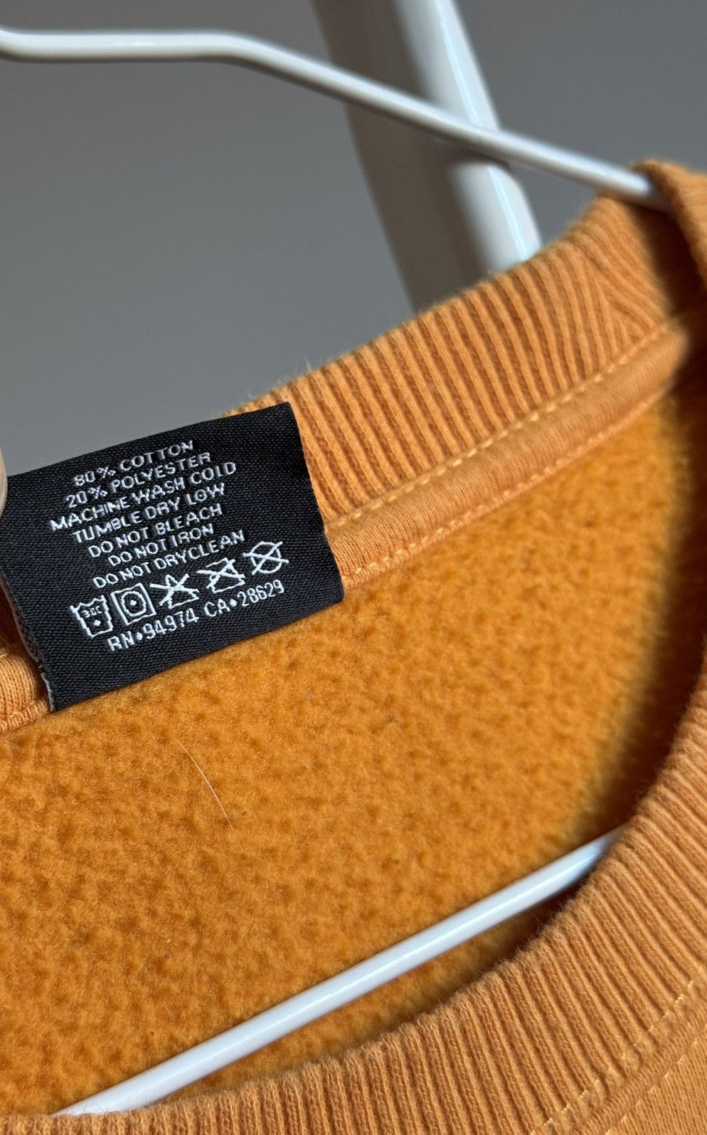 Stussy Stussy Basic Logo Sweatshirt Orange M Size US M / EU 48-50 / 2 - 6 Thumbnail