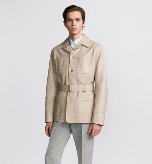 Dior o1w1db10525 443L42 Couture Safari Jacket in Beige Size US L / EU 52-54 / 3 - 4 Thumbnail