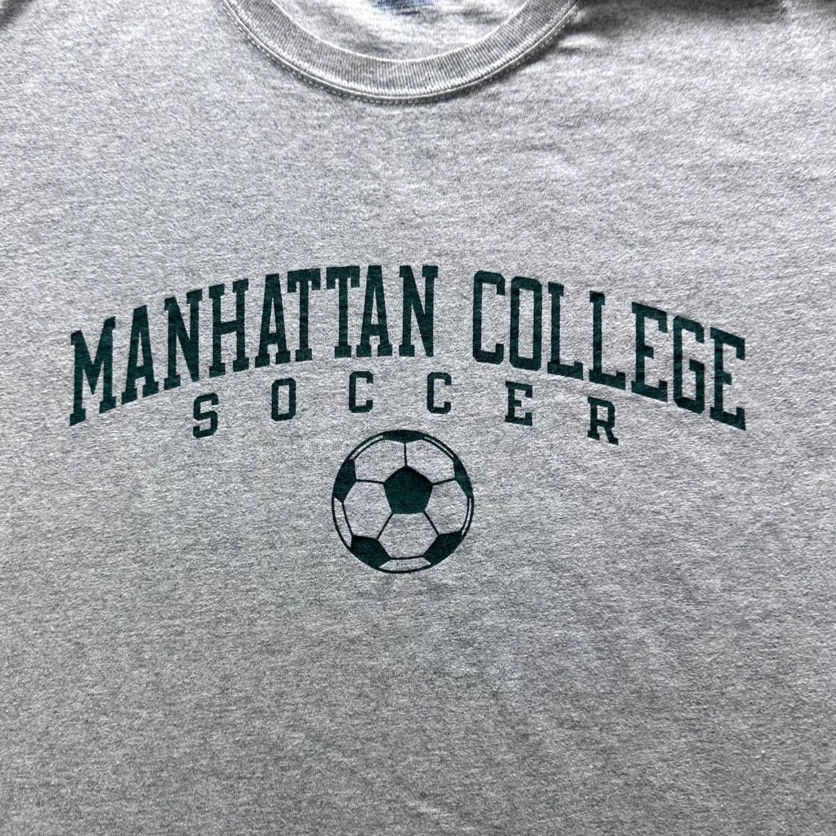 Champion Champion Shirt Mens XL Gray Manhattan College Soccer Graphic Crewneck Tagless Size US XL / EU 56 / 4 - 2 Thumbnail