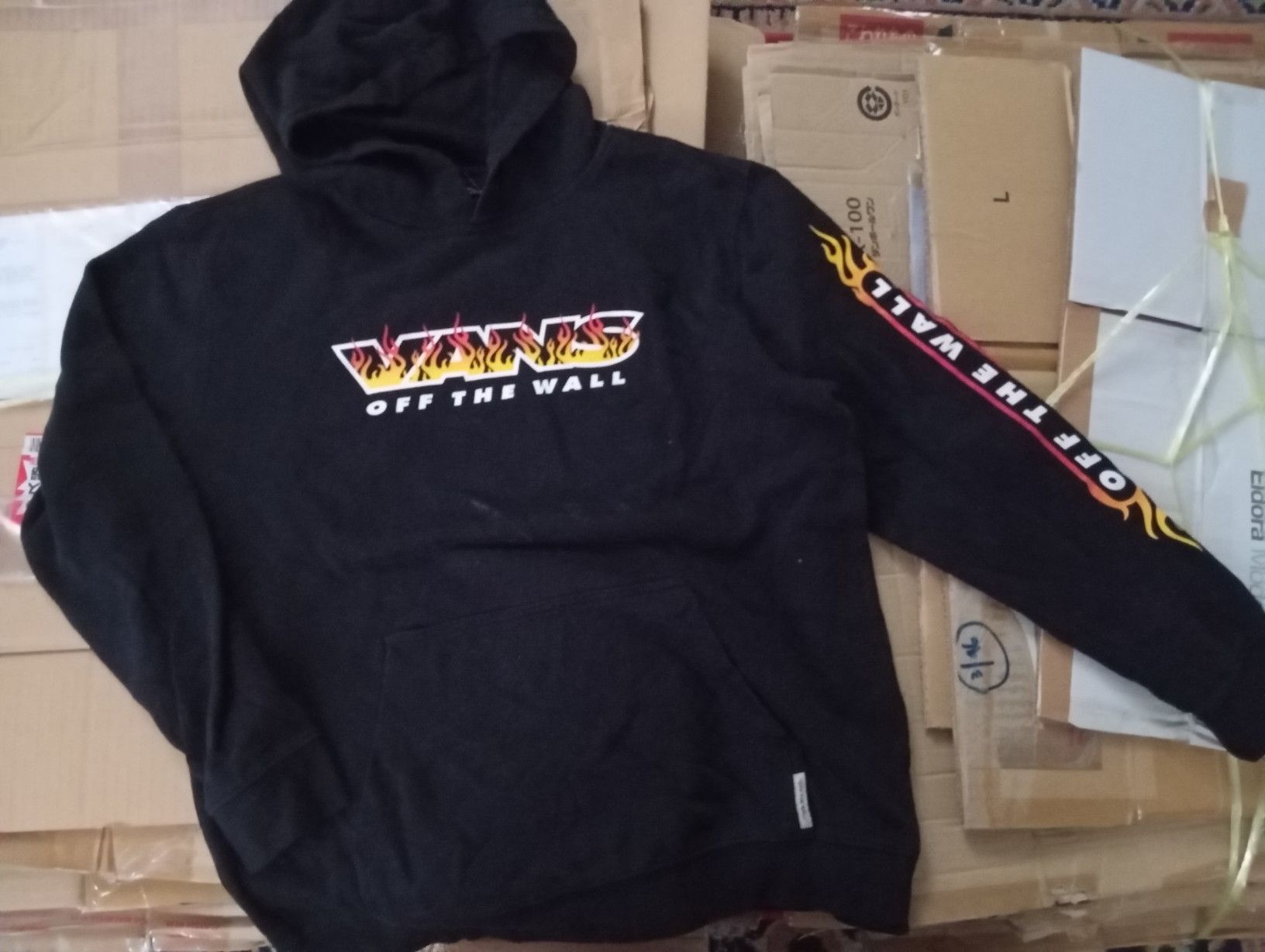 Vans Vans 🛹 Skate Hoodie Flame❤️‍🔥VTG 2000s 💥 Size US S / EU 44-46 / 1 - 2 Thumbnail